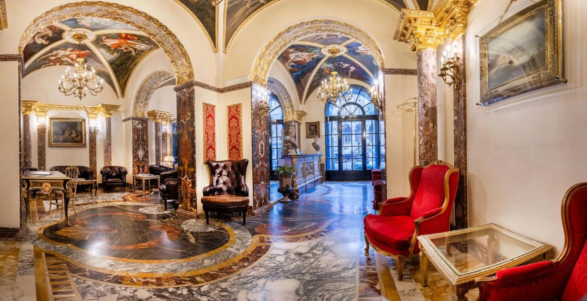 Lobby or reception in Hotel Des Epoques