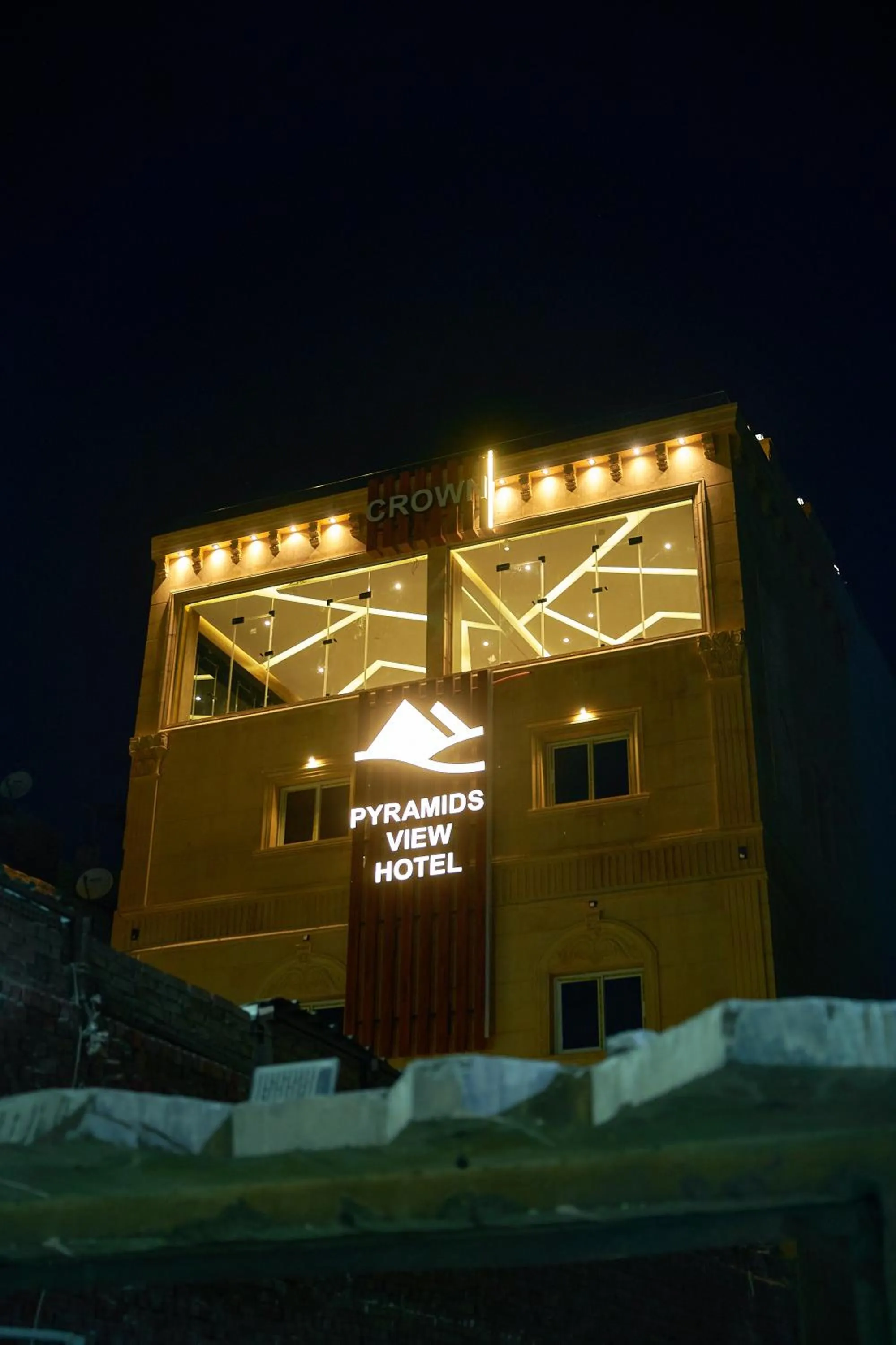 Property building in Crown Pyramids View Hotel