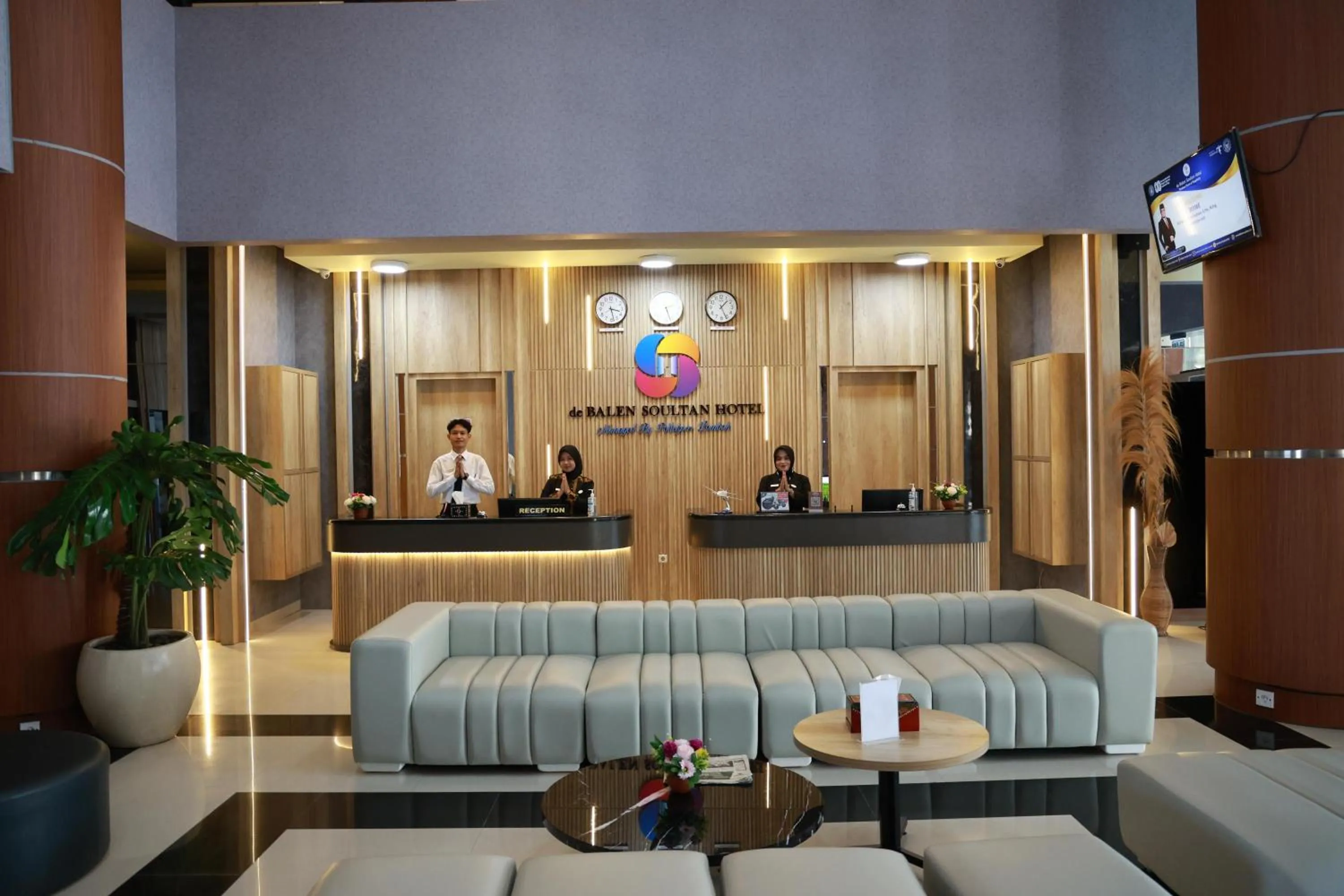 Lobby or reception in De Balen Soultan Hotel