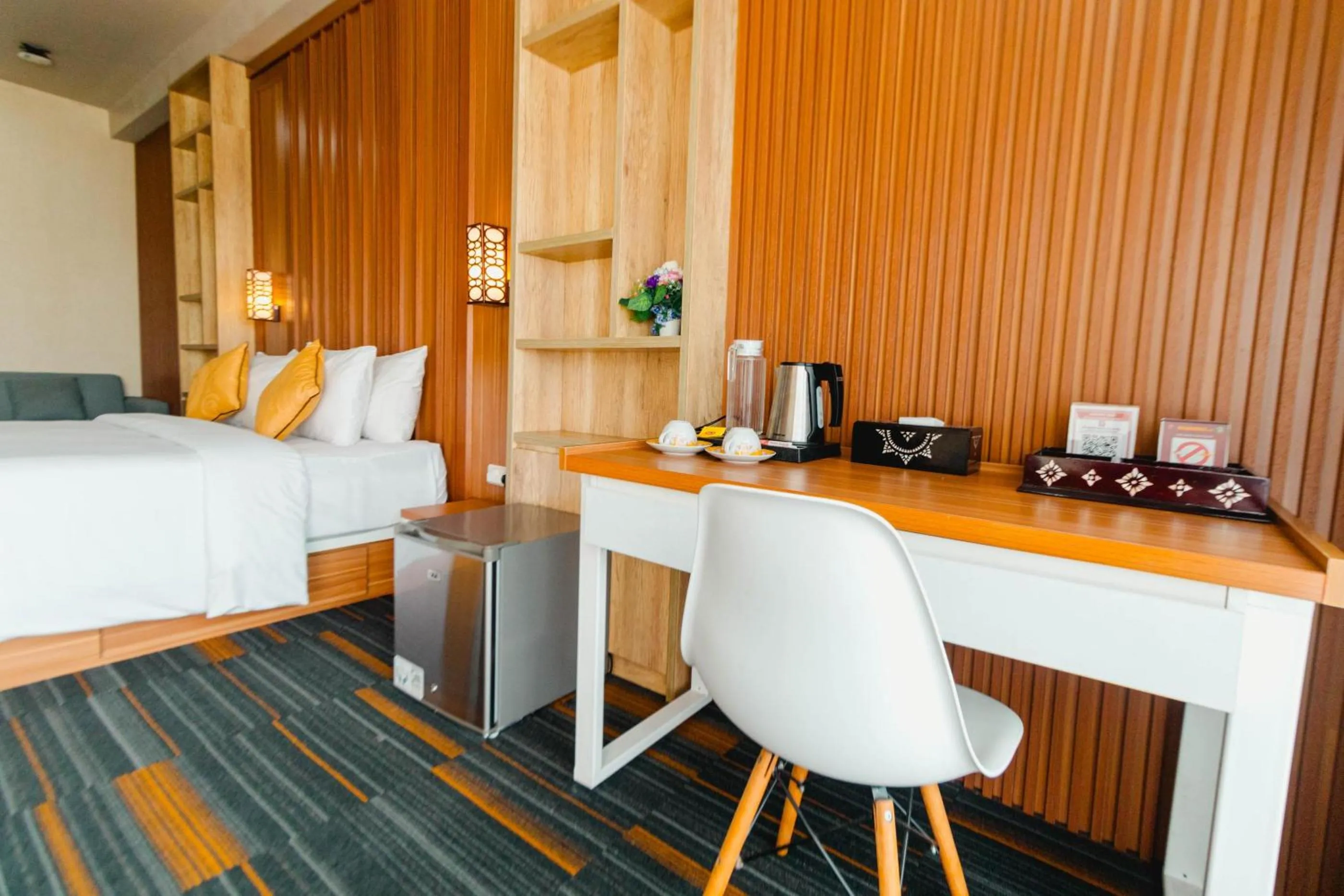 Bed in De Balen Soultan Hotel