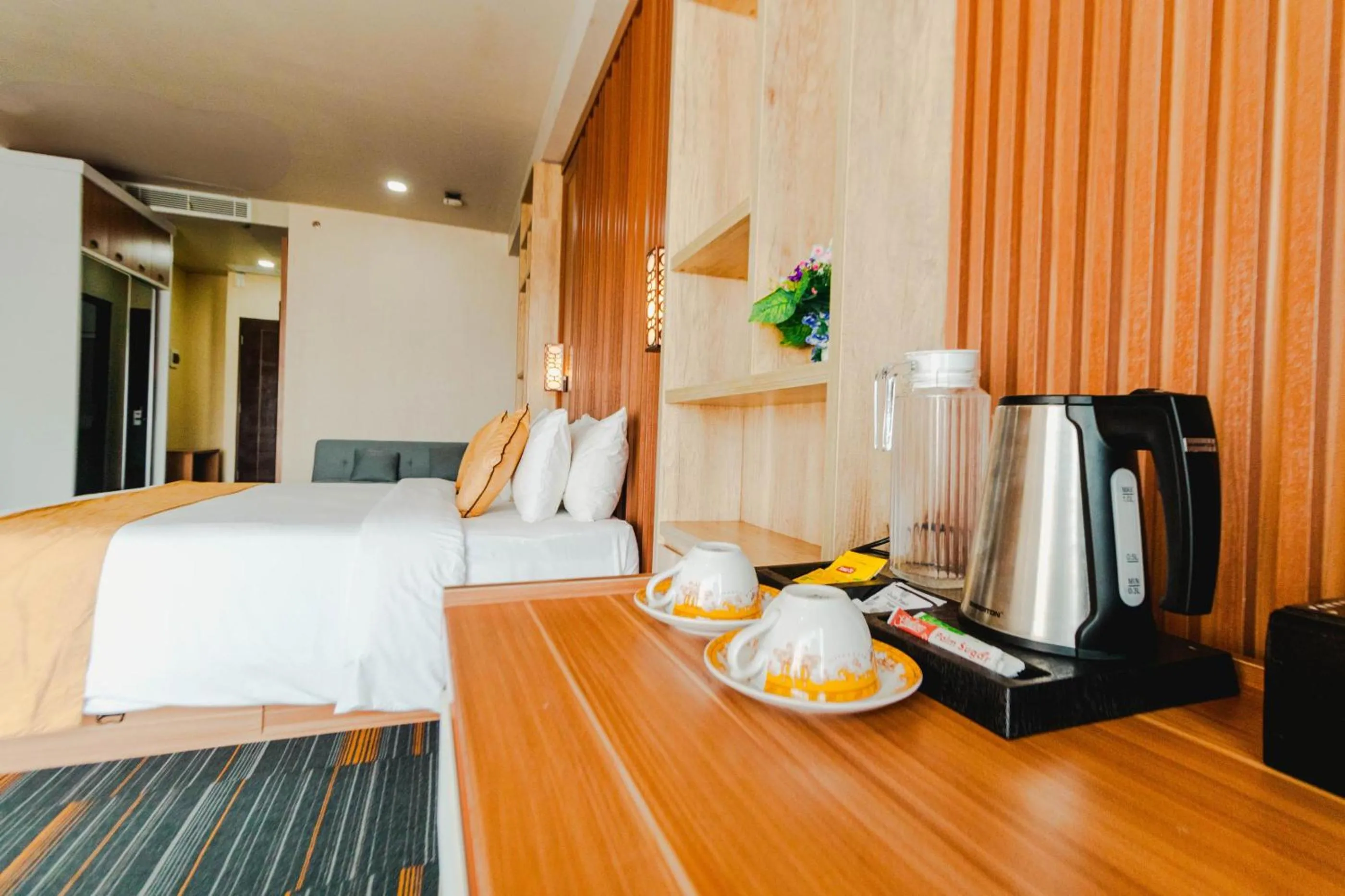 Bed in De Balen Soultan Hotel