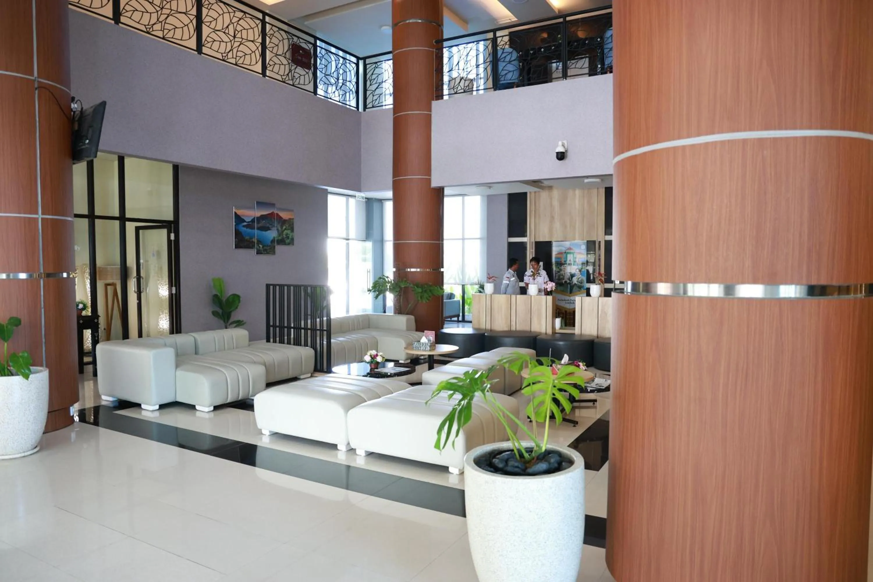 Seating area in De Balen Soultan Hotel