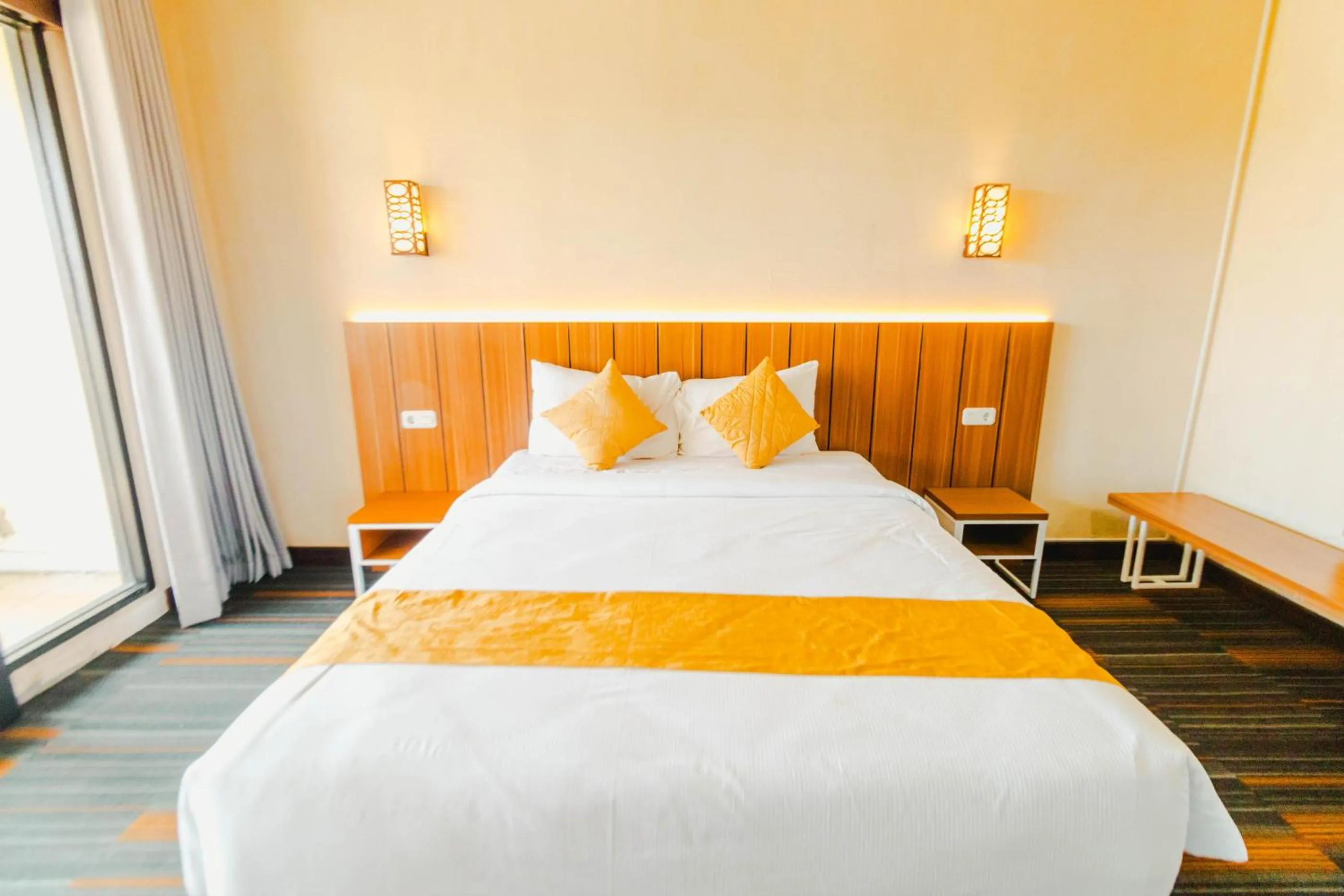 Bed in De Balen Soultan Hotel