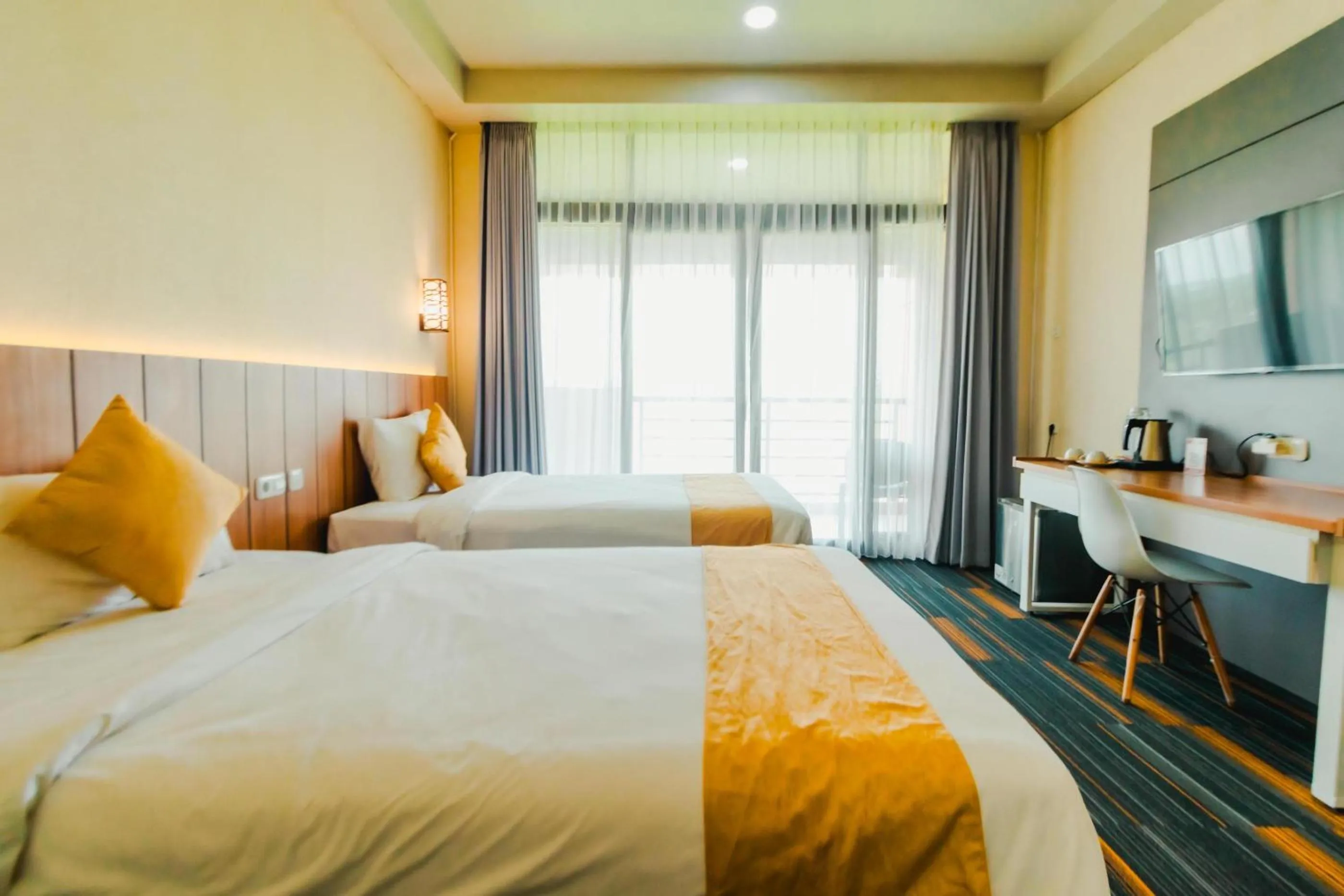 Bed in De Balen Soultan Hotel