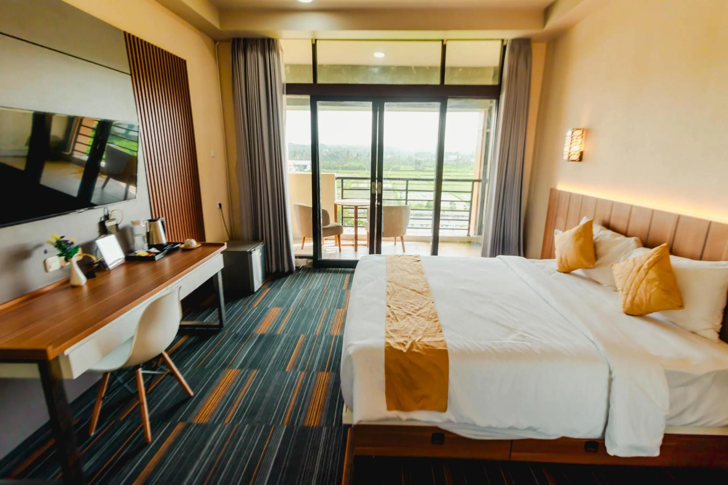 Bed in De Balen Soultan Hotel