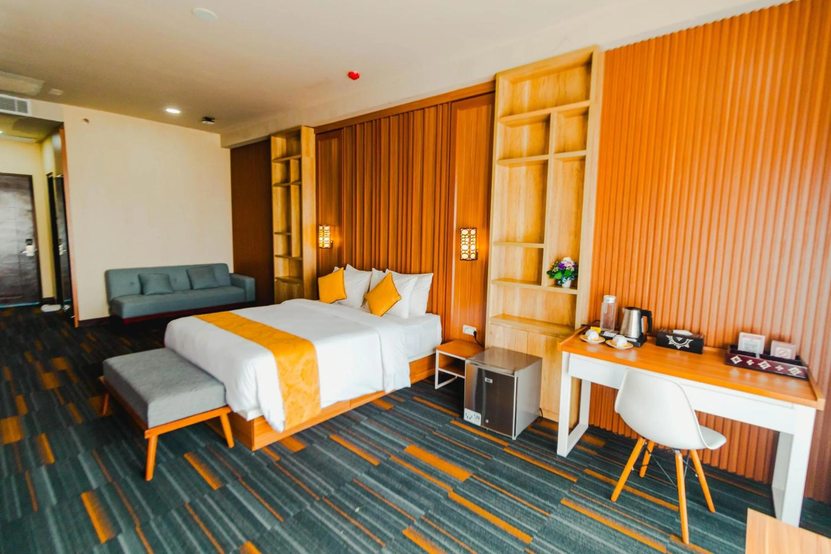 Bed in De Balen Soultan Hotel