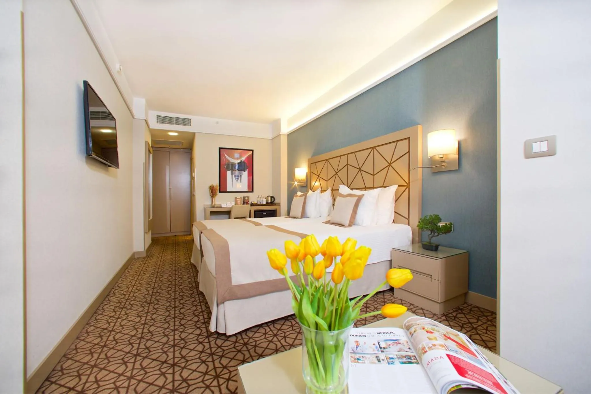 Bedroom, Bed in Ramada By Wyndham İstanbul Taksim