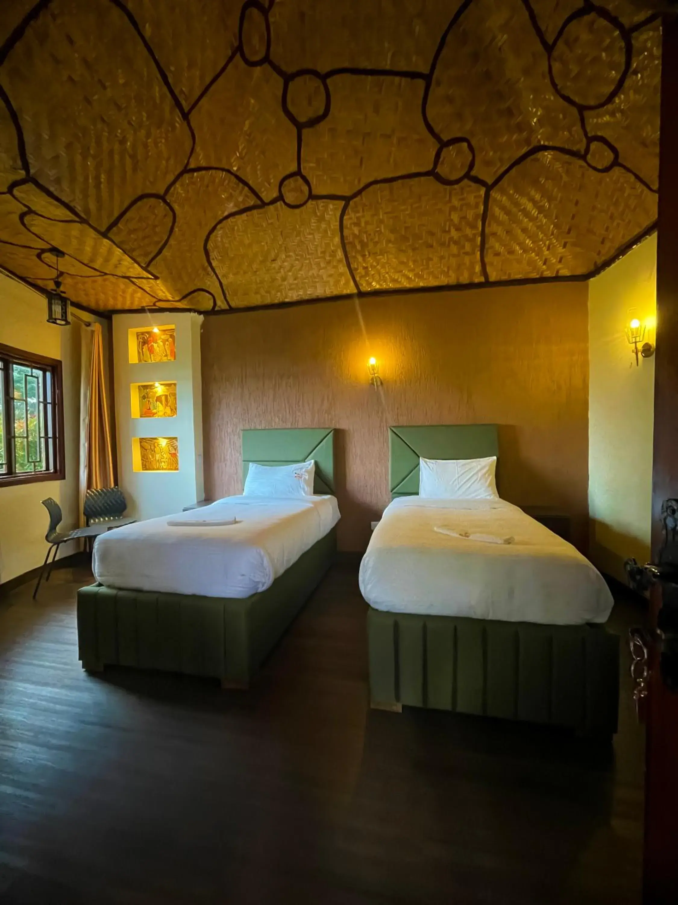 Lake view, Bed in De Rain Eco Beach Resort Lake view, Bed in De Rain Eco Beach Resort