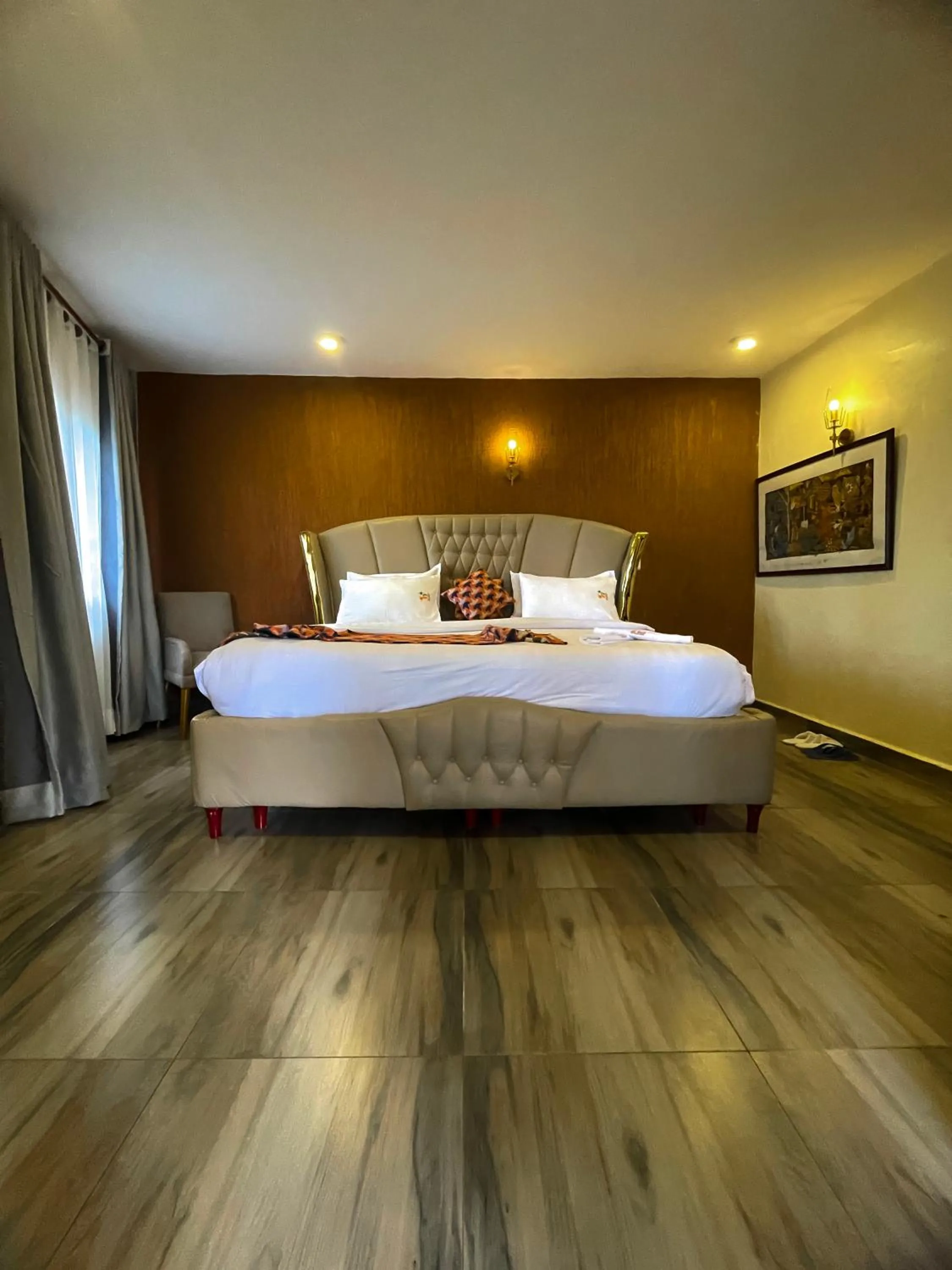 Bed in De Rain Eco Beach Resort