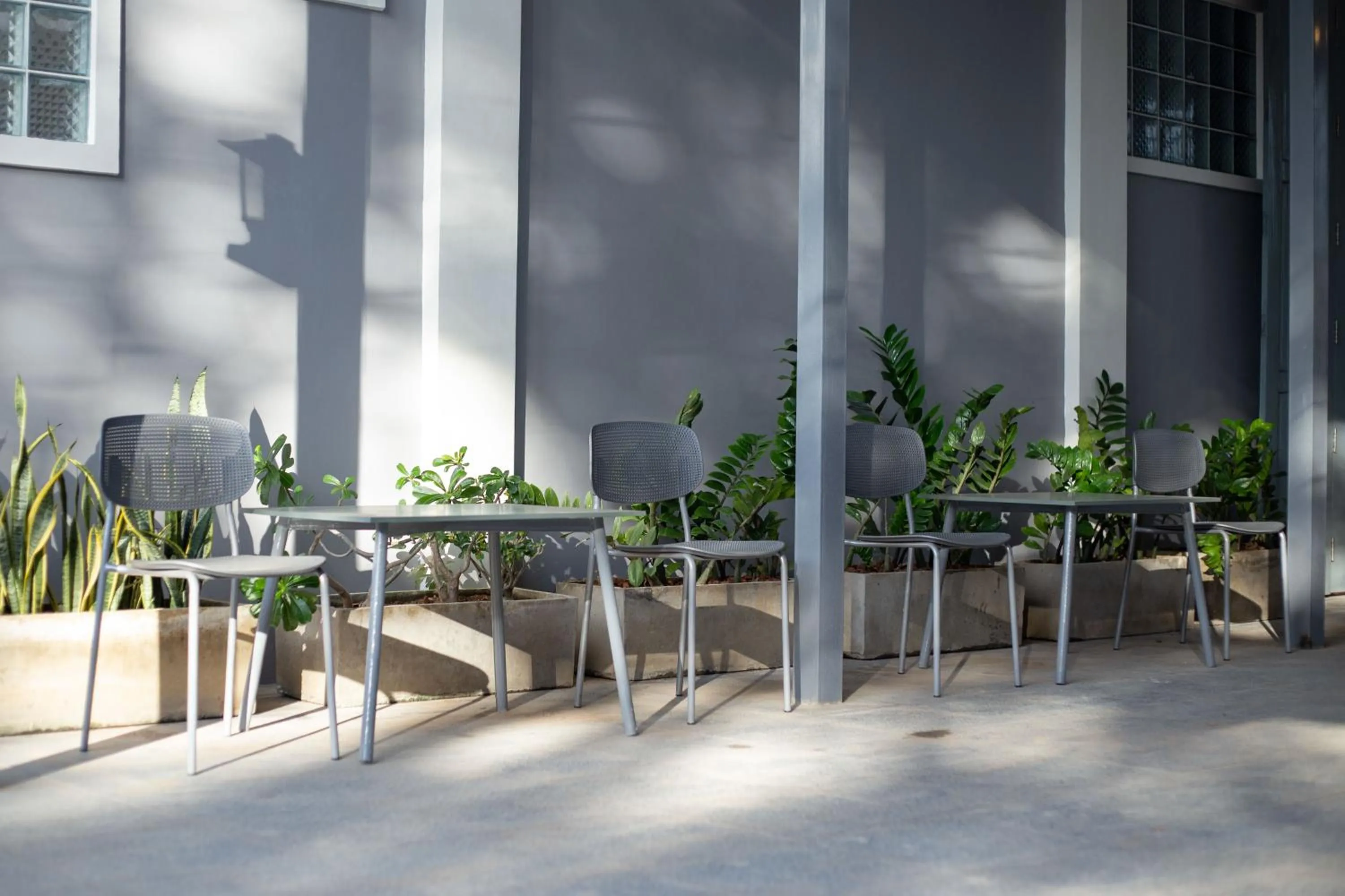 Patio in Garden House Rice Field and Mountain View