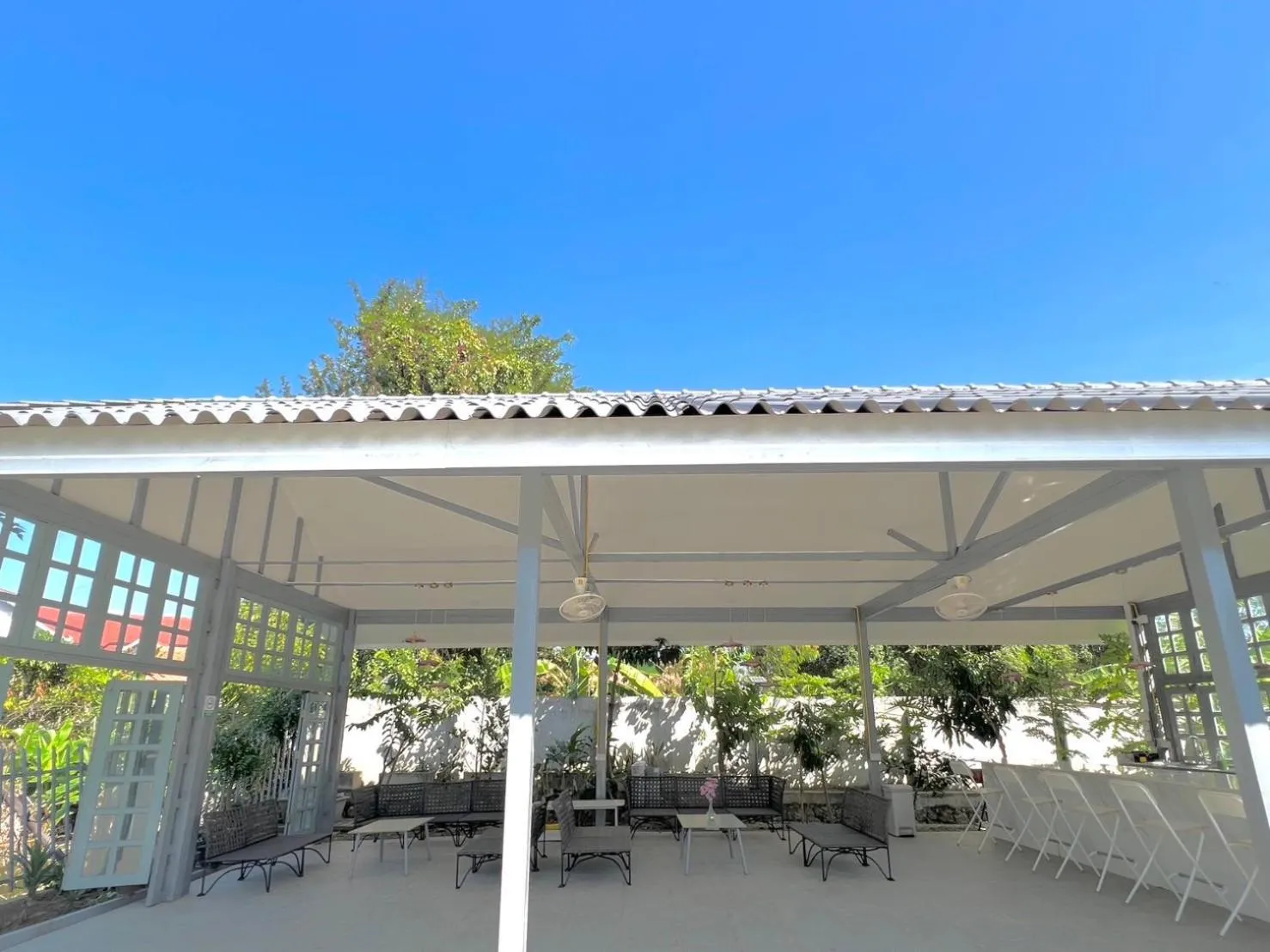 Property building in Garden House Rice Field and Mountain View