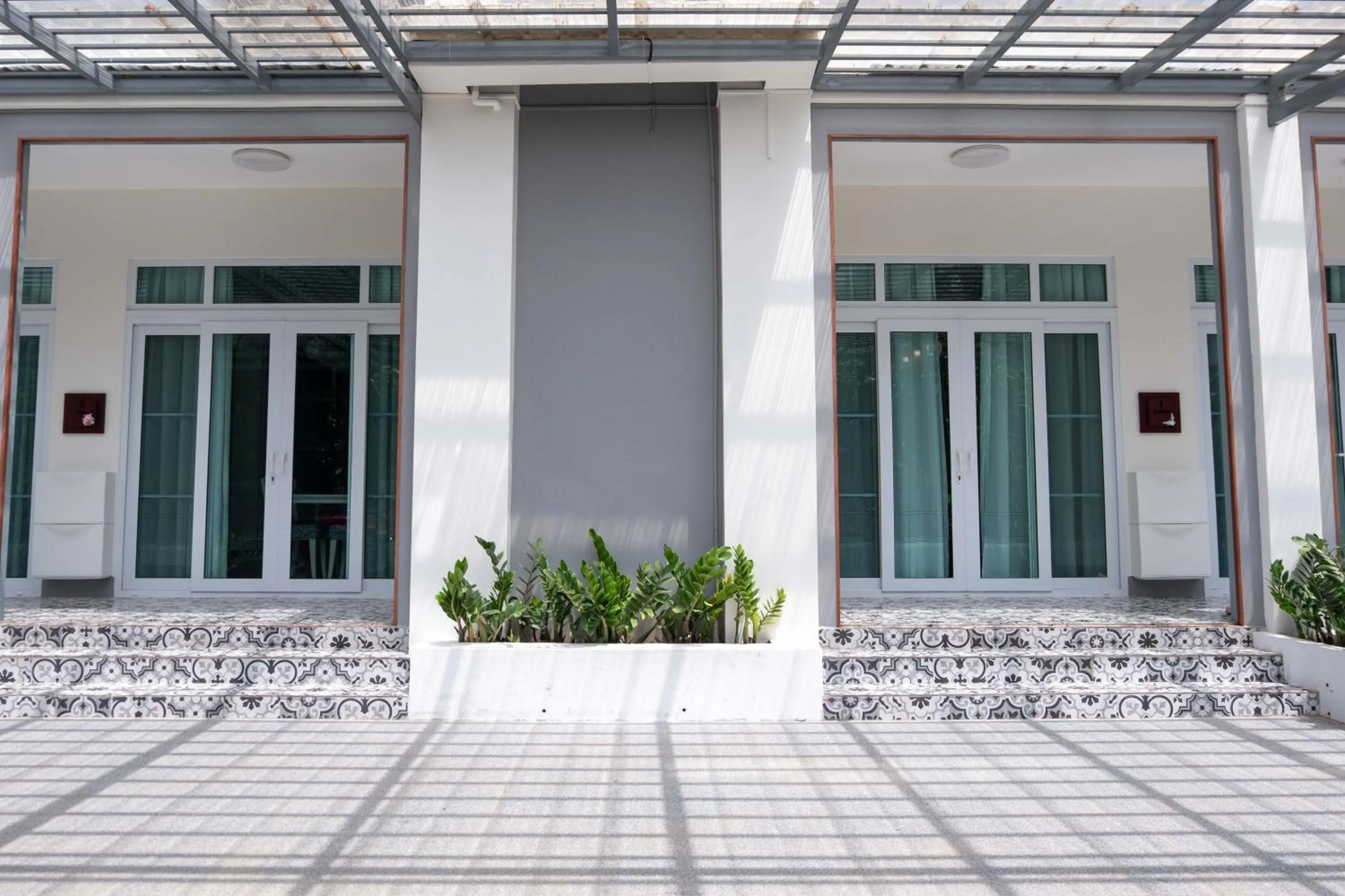 Facade/entrance in Garden House Rice Field and Mountain View