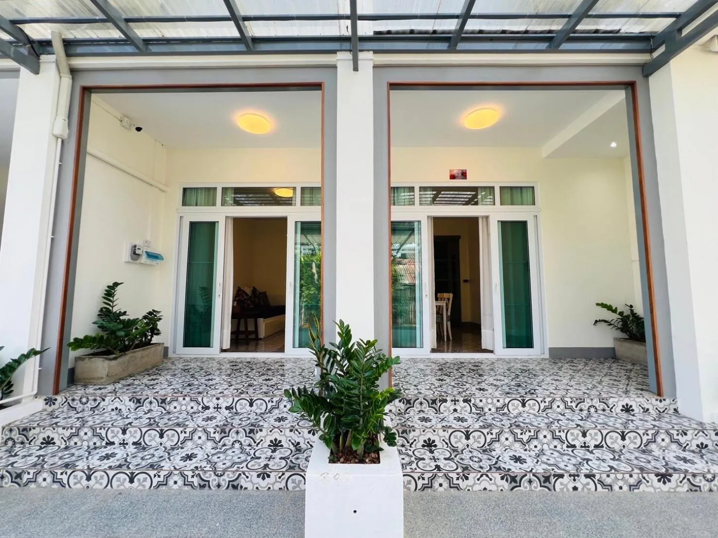 Facade/entrance in Garden House Rice Field and Mountain View