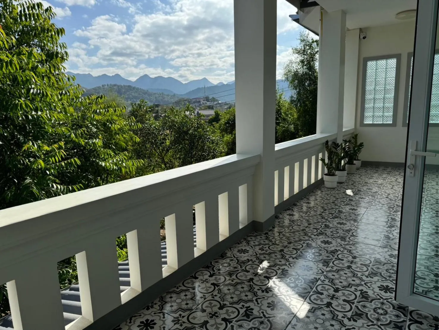 Mountain view in Garden House Rice Field and Mountain View