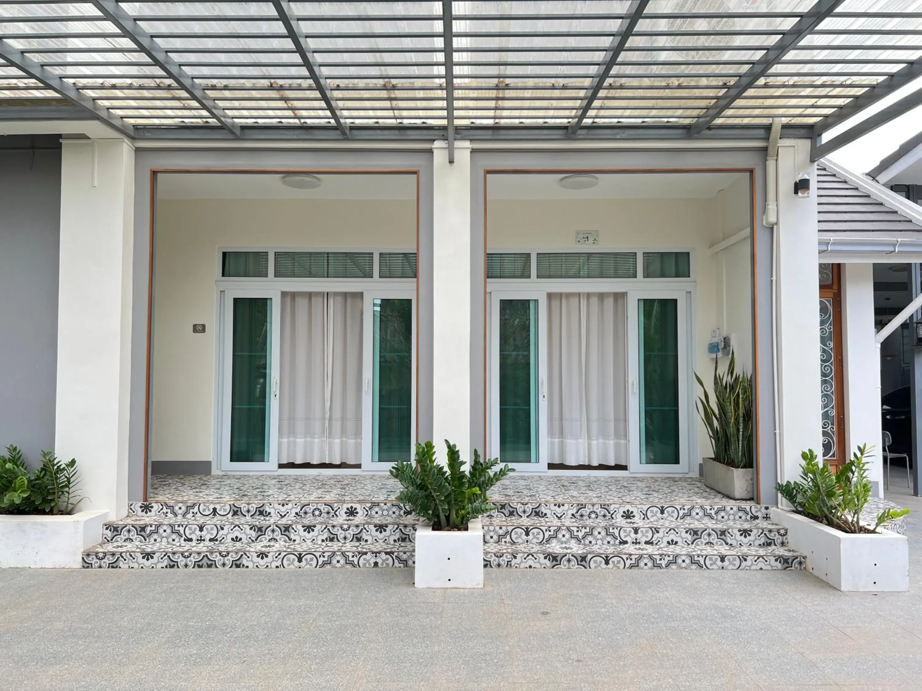 Balcony/Terrace in Garden House Rice Field and Mountain View Balcony/Terrace in Garden House Rice Field and Mountain View