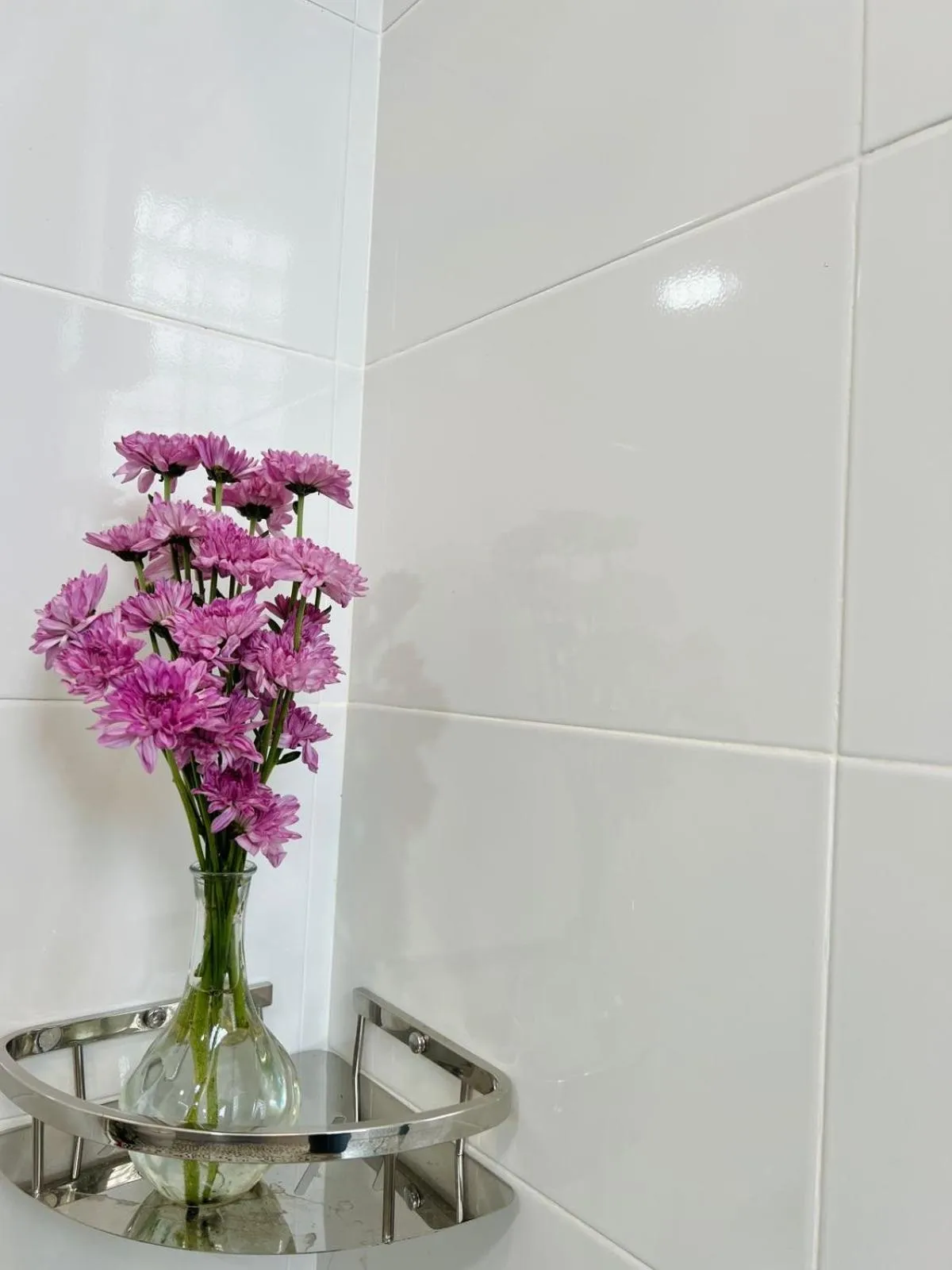 Bathroom in Garden House Rice Field and Mountain View