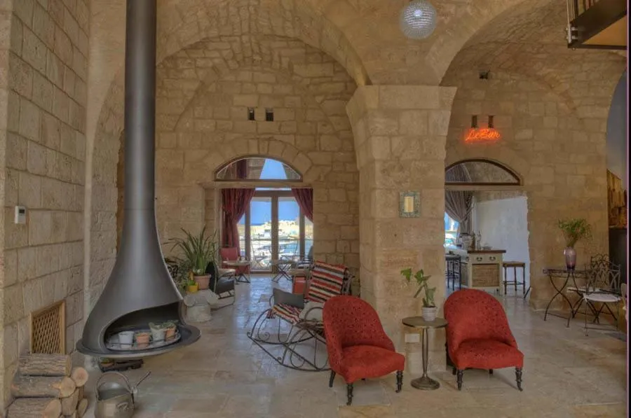 Lobby or reception in L'Auberge de la Mer