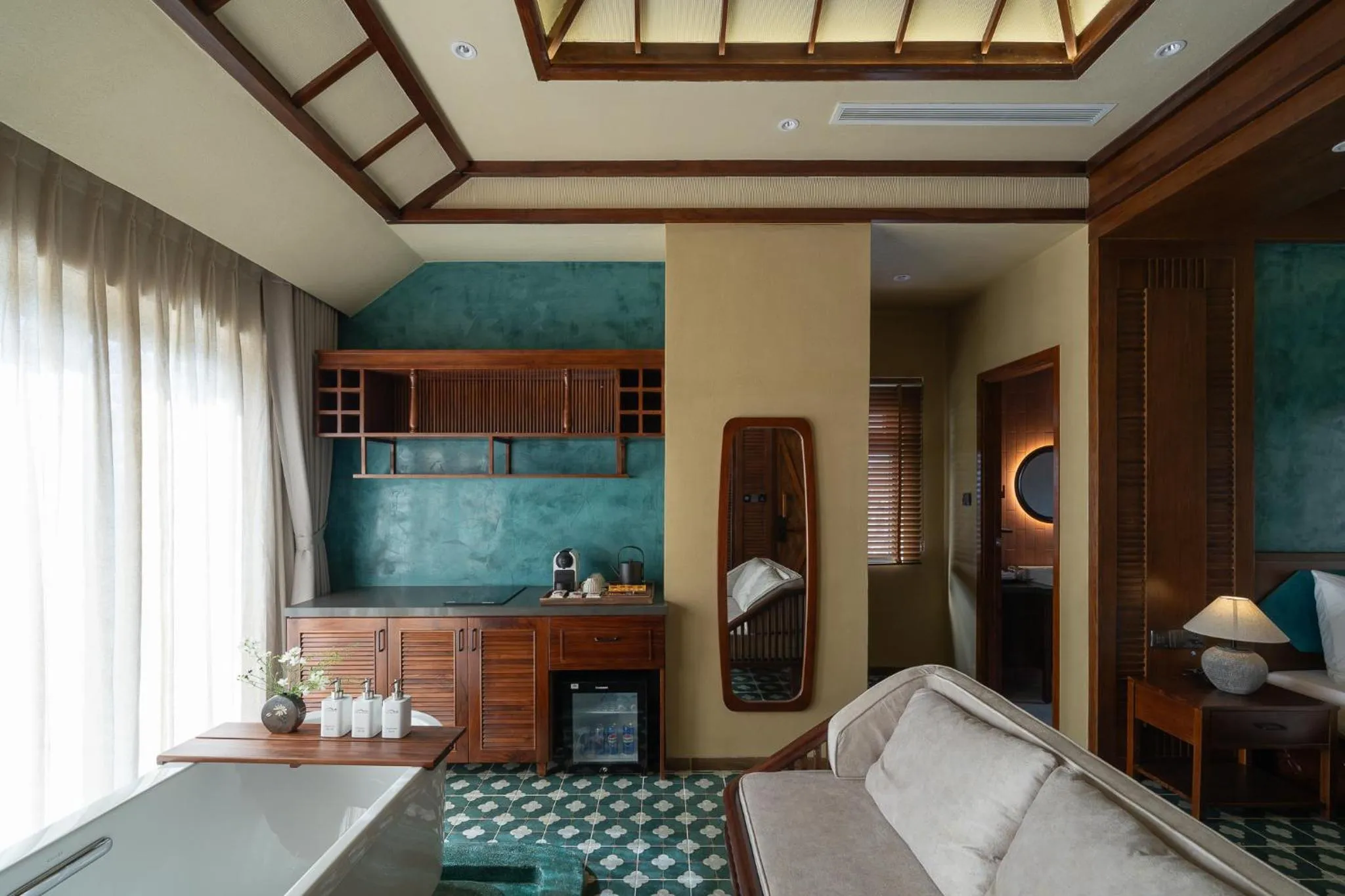 Photo of the whole room, Bed in The Mist Boutique DaLat Hotel