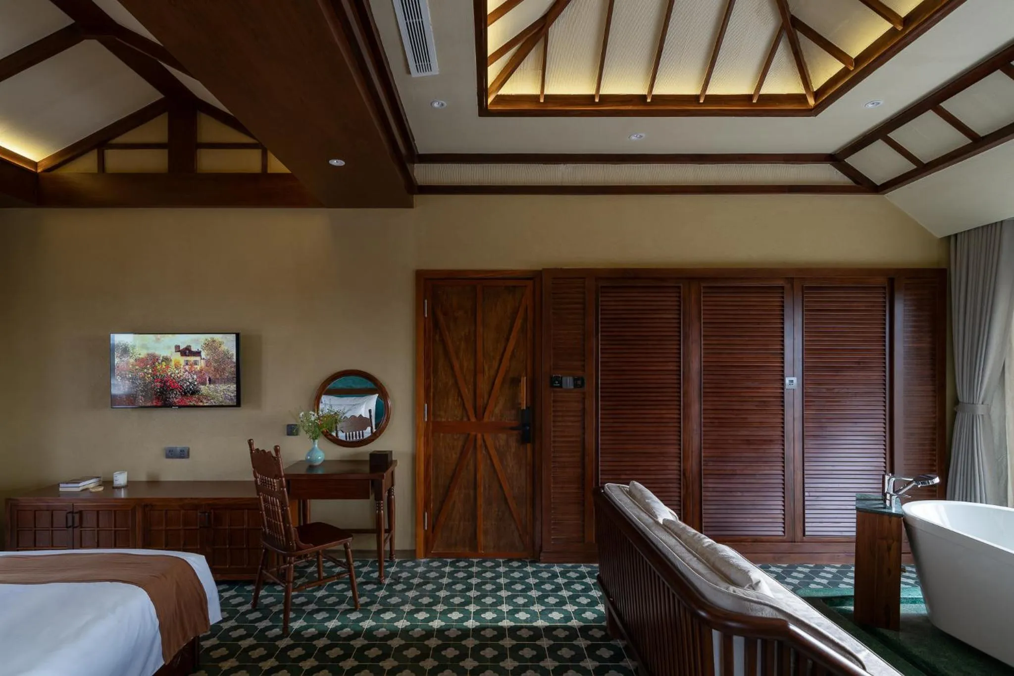 Photo of the whole room in The Mist Boutique DaLat Hotel