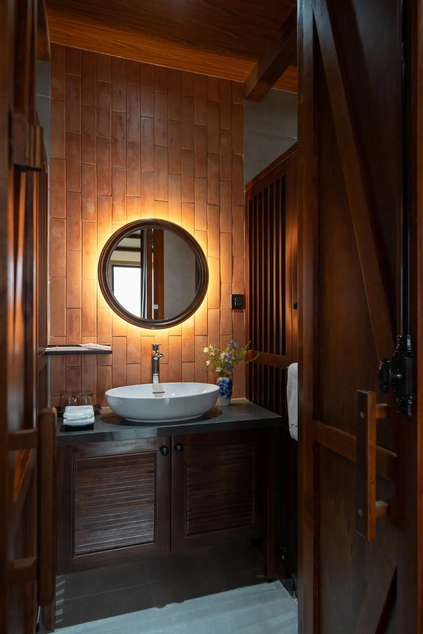 Bathroom in The Mist Boutique DaLat Hotel