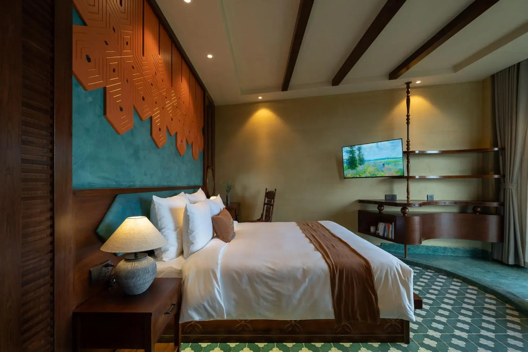 Bed in The Mist Boutique DaLat Hotel Bed in The Mist Boutique DaLat Hotel