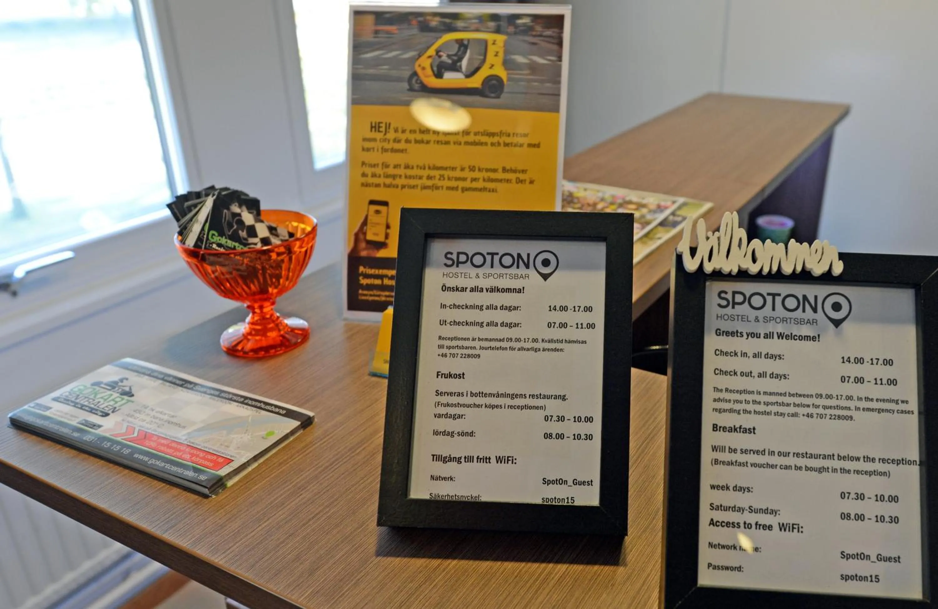 Lobby or reception in Spoton Hostel & Sportsbar