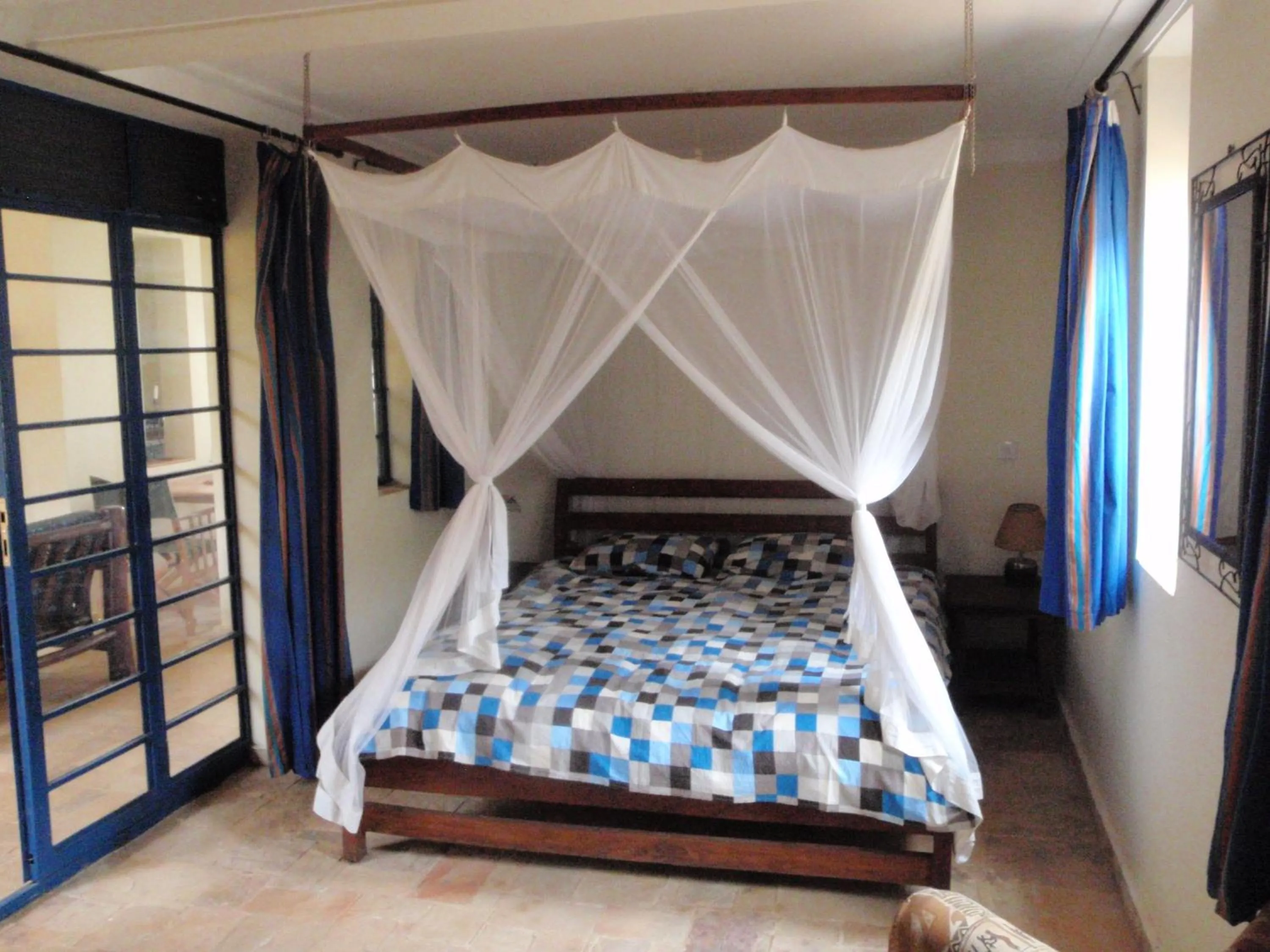 Bed in Yellow Haven Lodge
