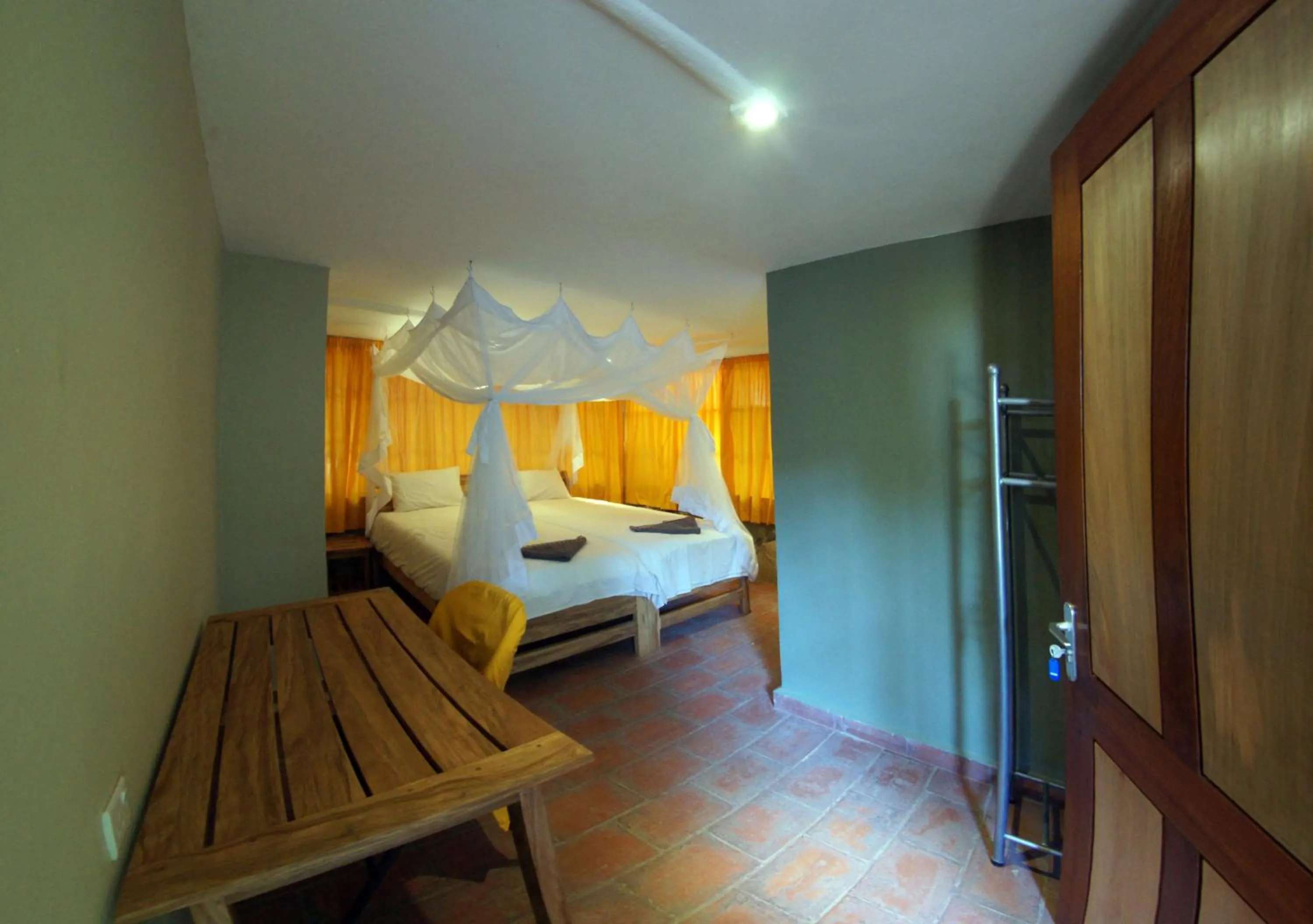 Bedroom, Bed in Yellow Haven Lodge