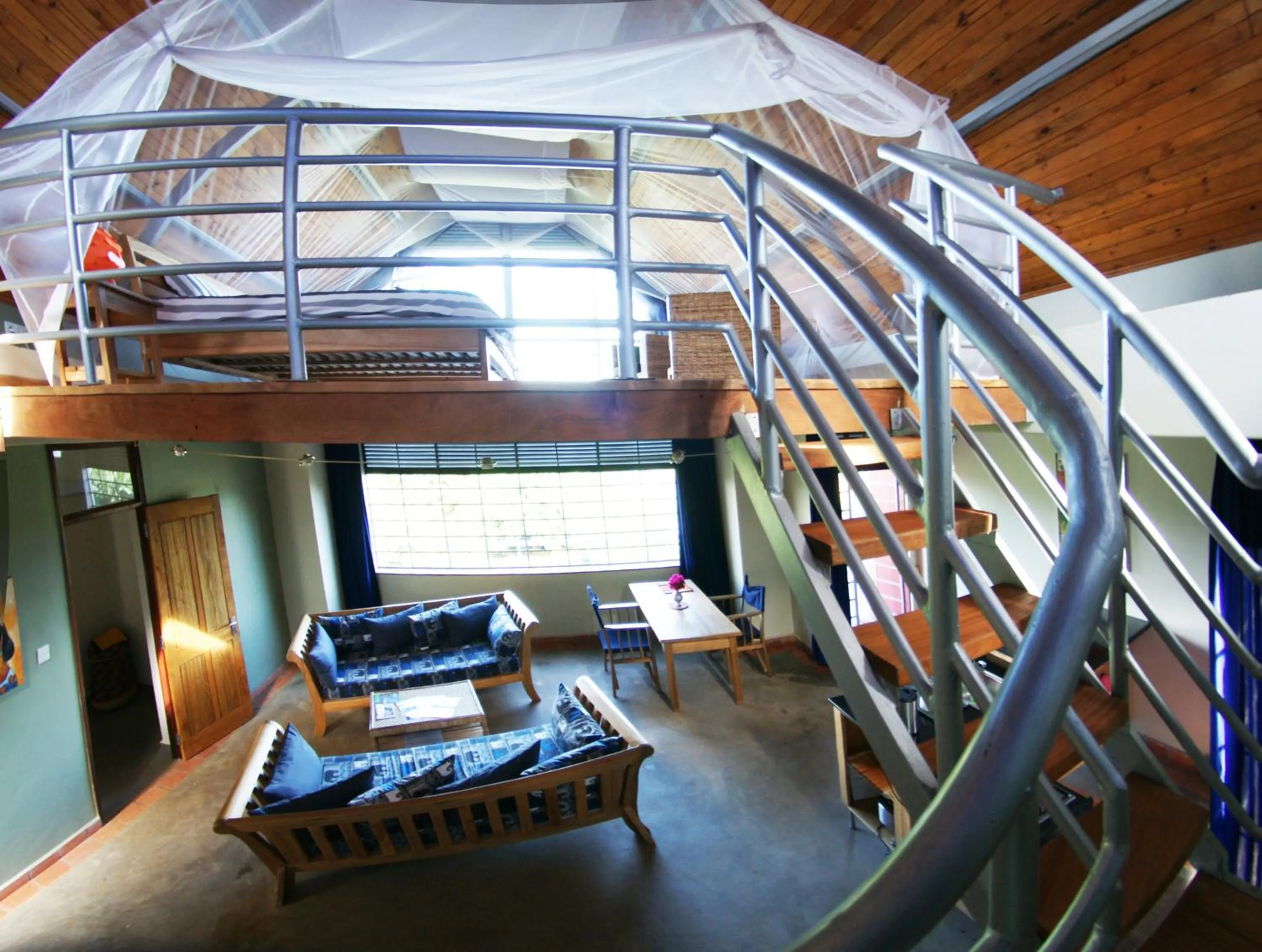 Living room in Yellow Haven Lodge