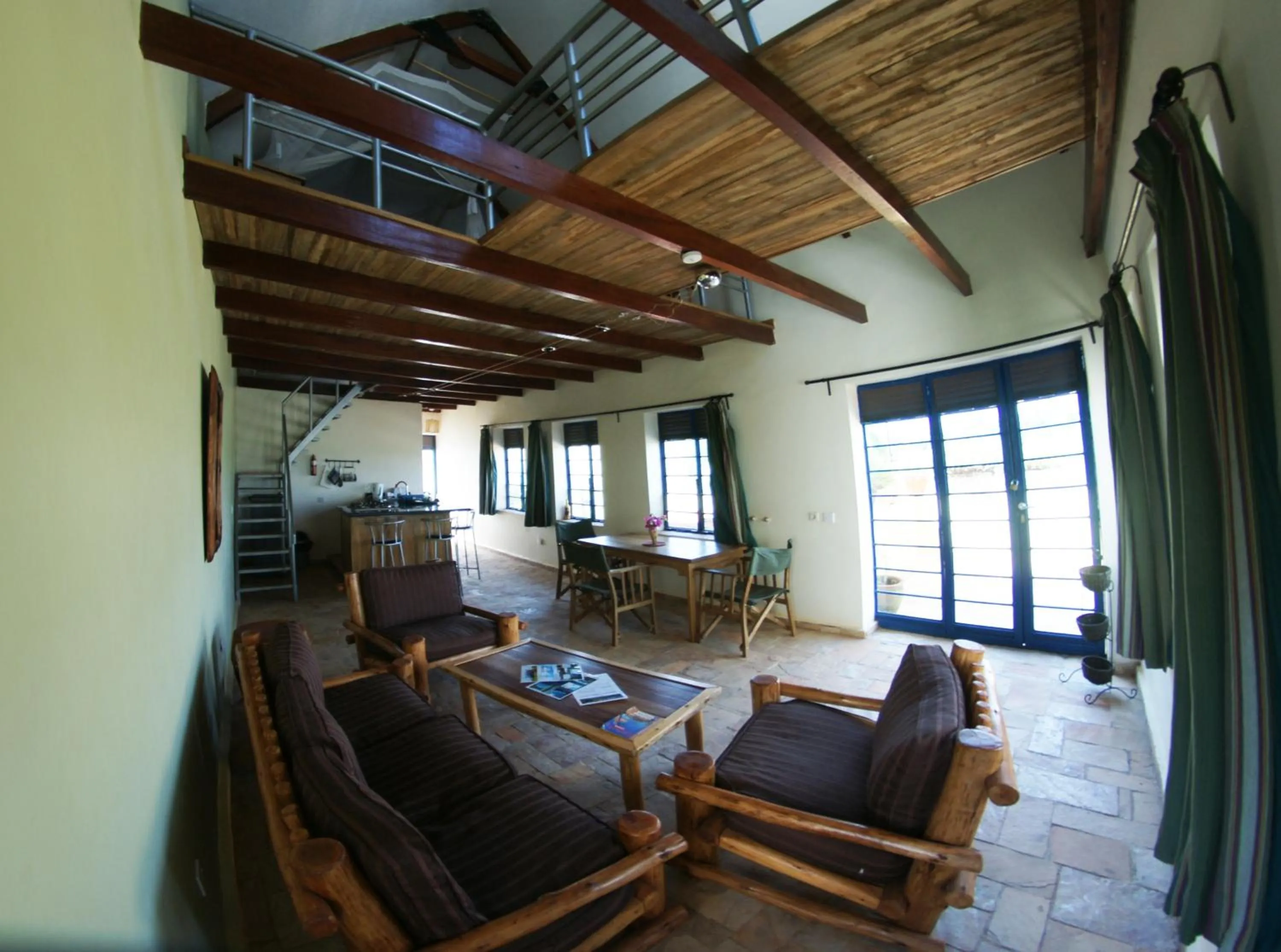 Living room in Yellow Haven Lodge