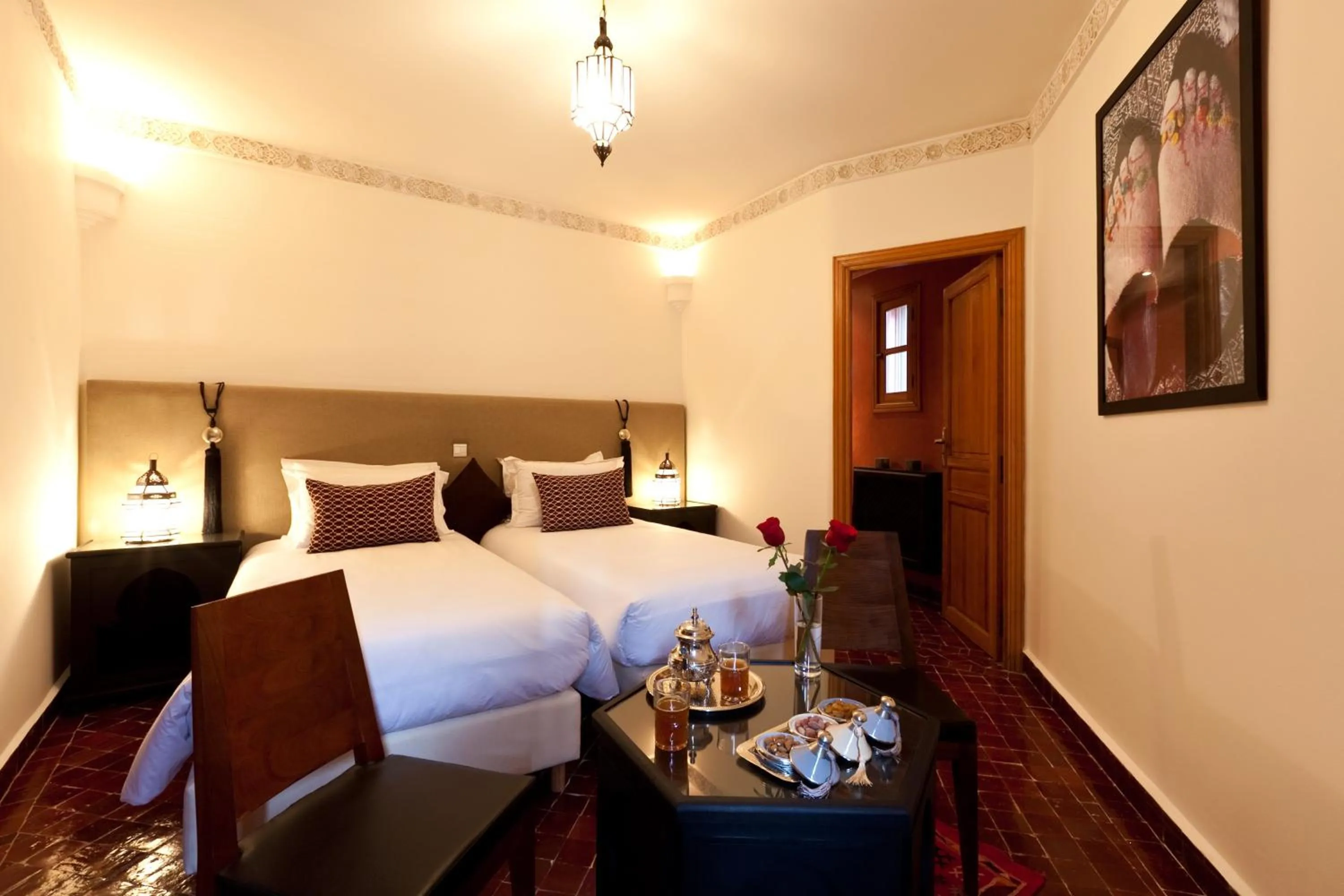 Bedroom, Bed in Hotel & Spa Riad El Walaa