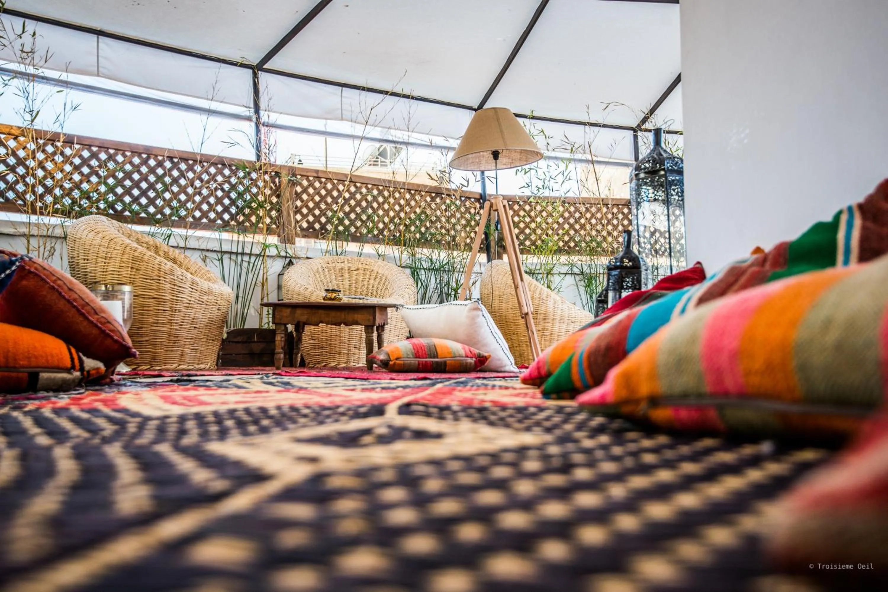 Balcony/Terrace in Hotel & Spa Riad El Walaa