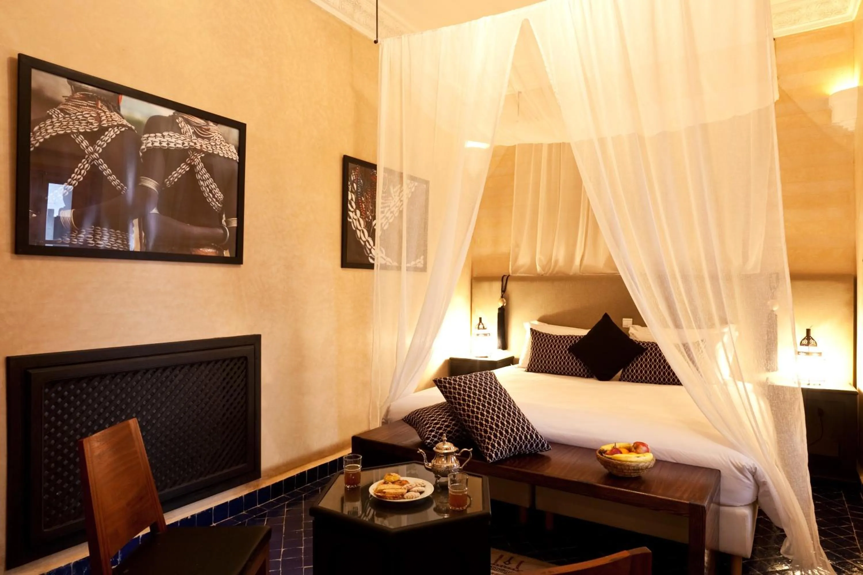 Bedroom, Bed in Hotel & Spa Riad El Walaa
