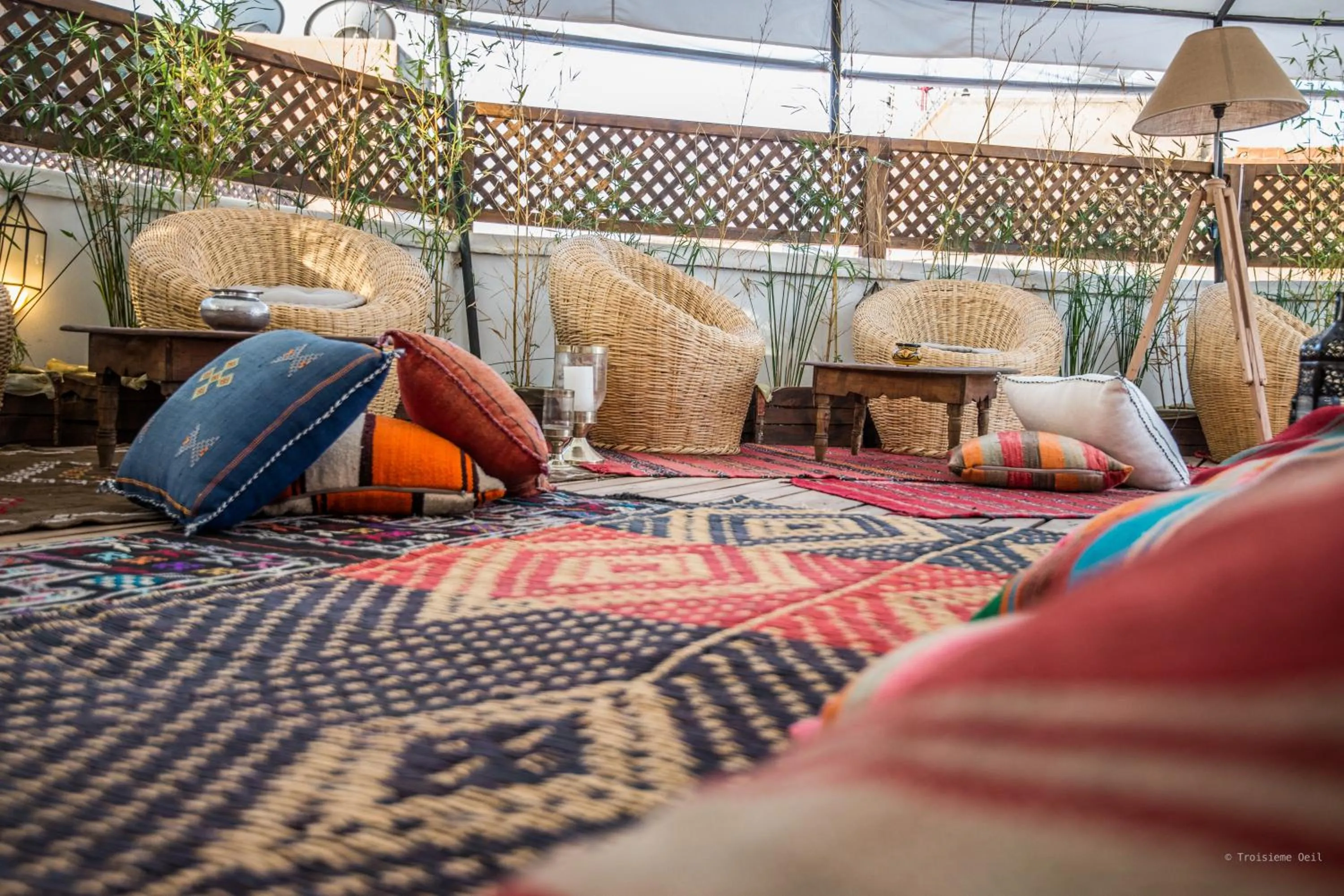Balcony/Terrace in Hotel & Spa Riad El Walaa