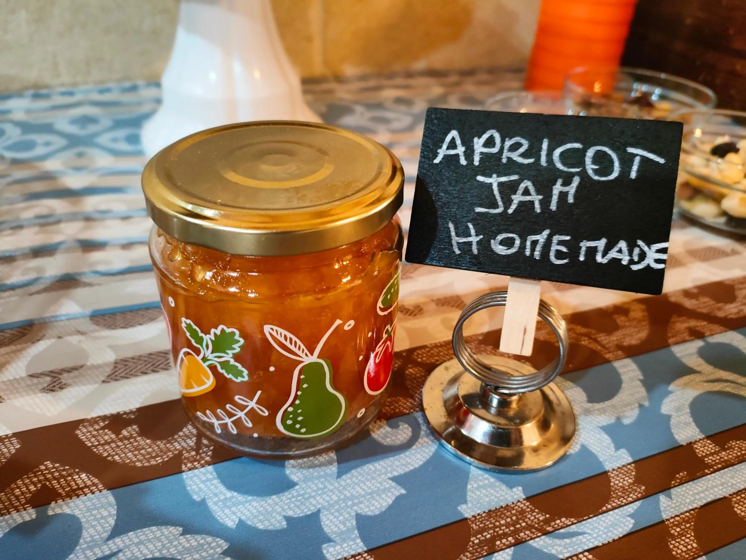 Food close-up in Grotto's Paradise B&B