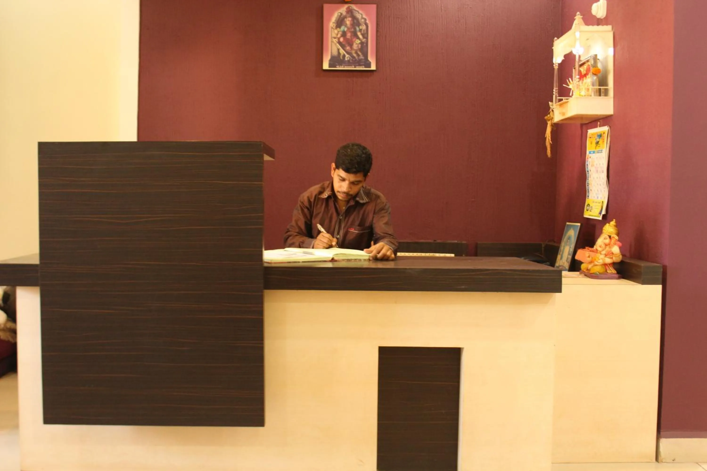 Lobby or reception in Hotel Abhiraj