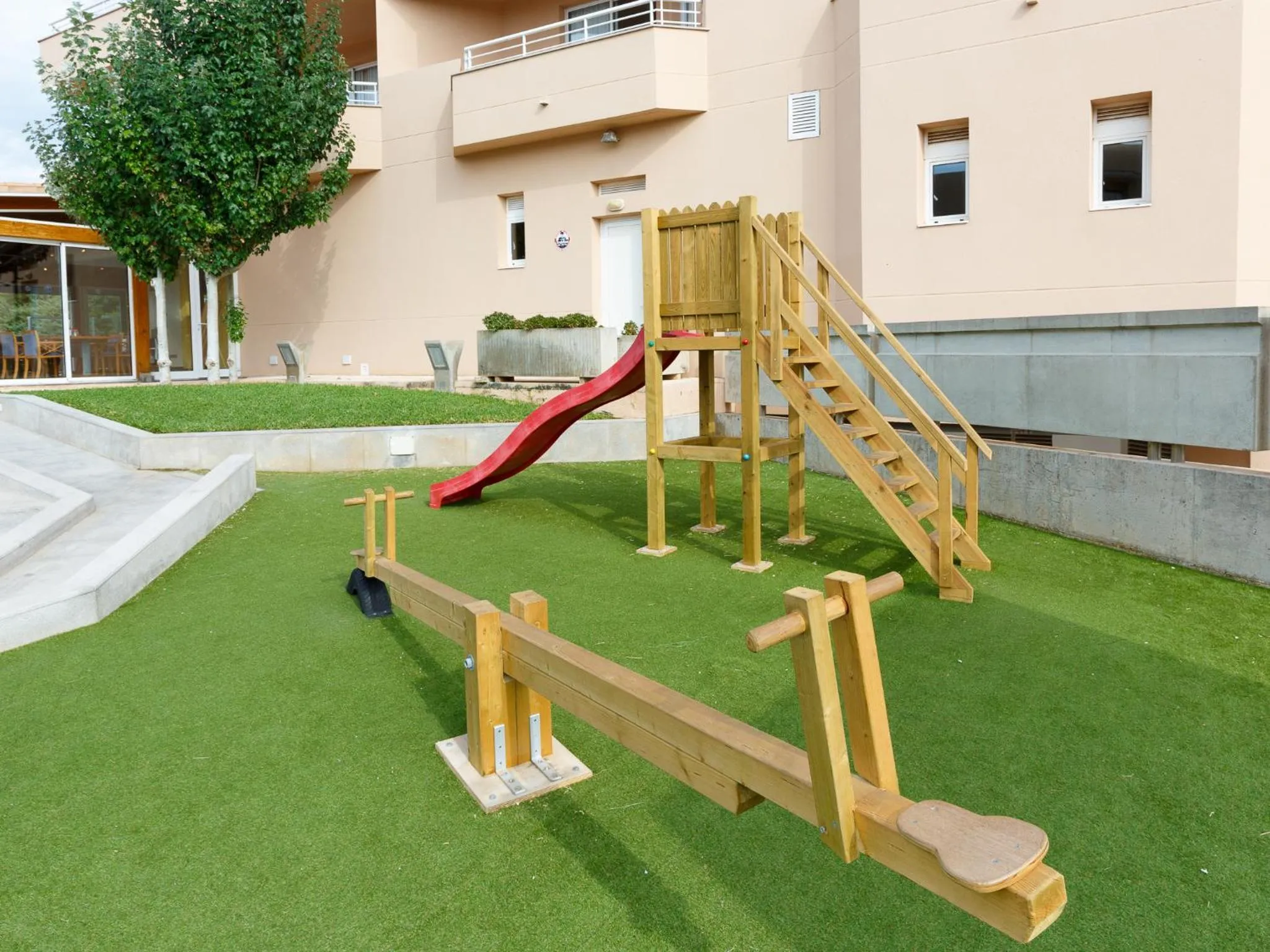 Children play ground in Aparthotel Dunes Platja