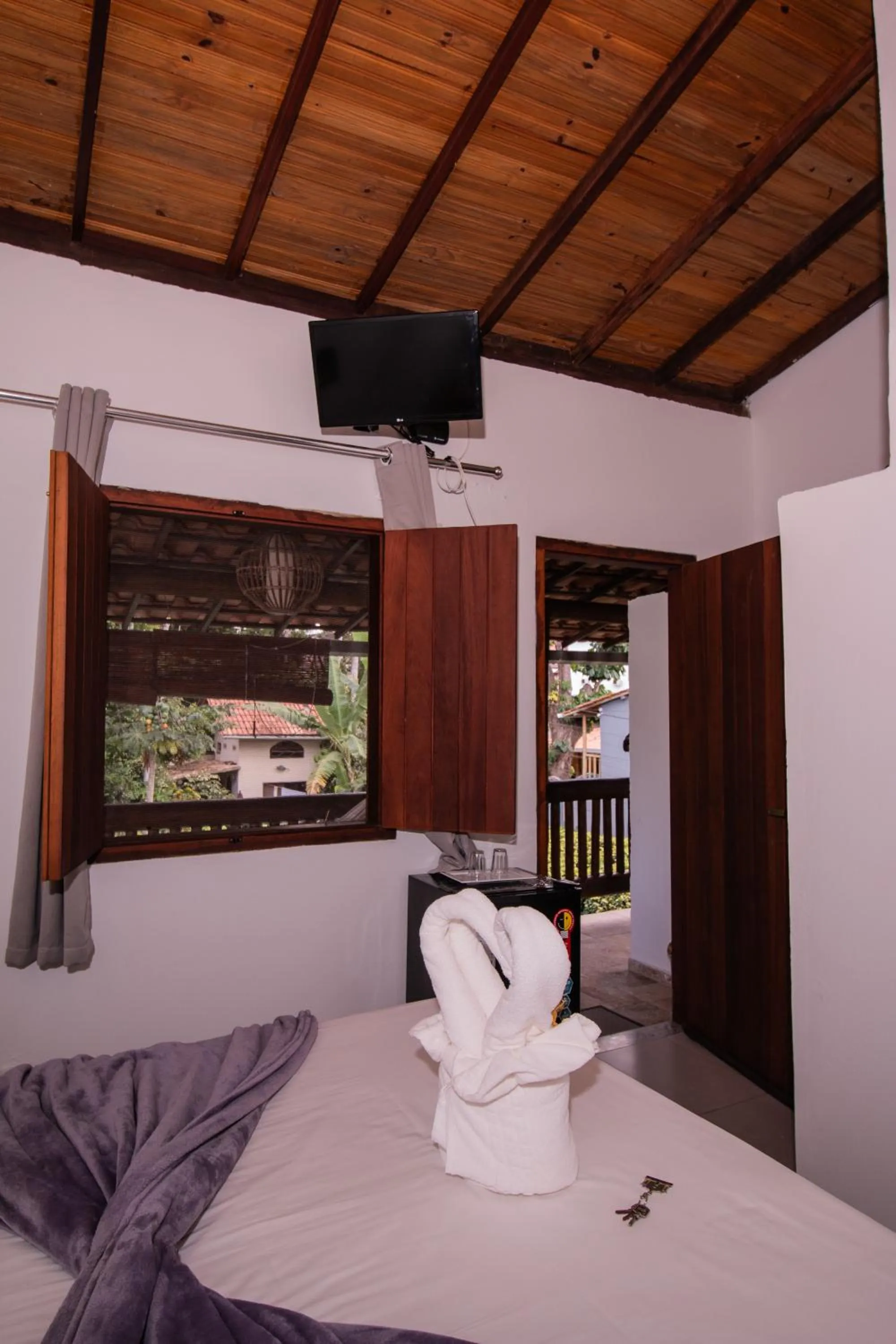 Bed in Pousada do Mineiro