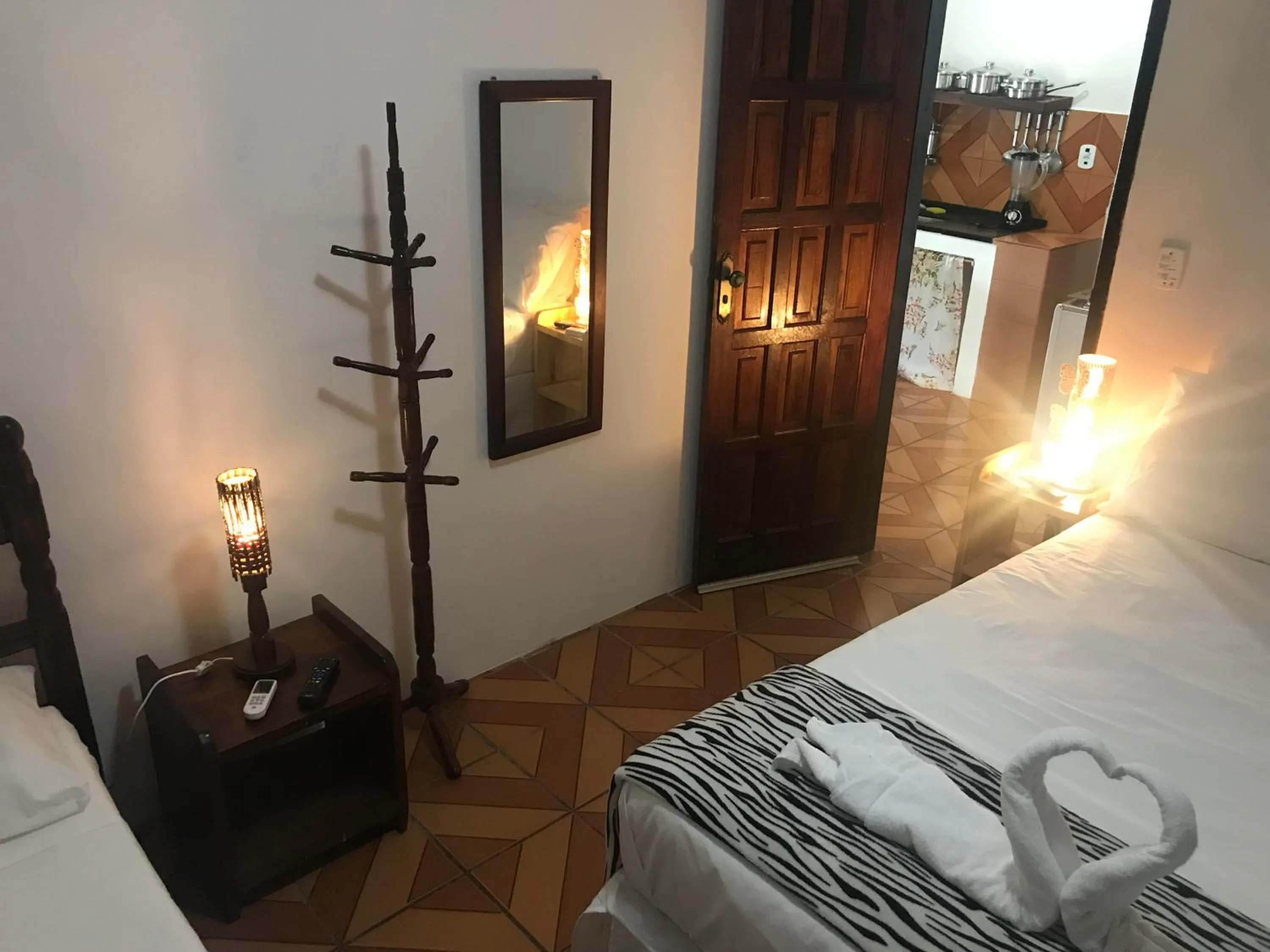 Bed in Pousada do Mineiro