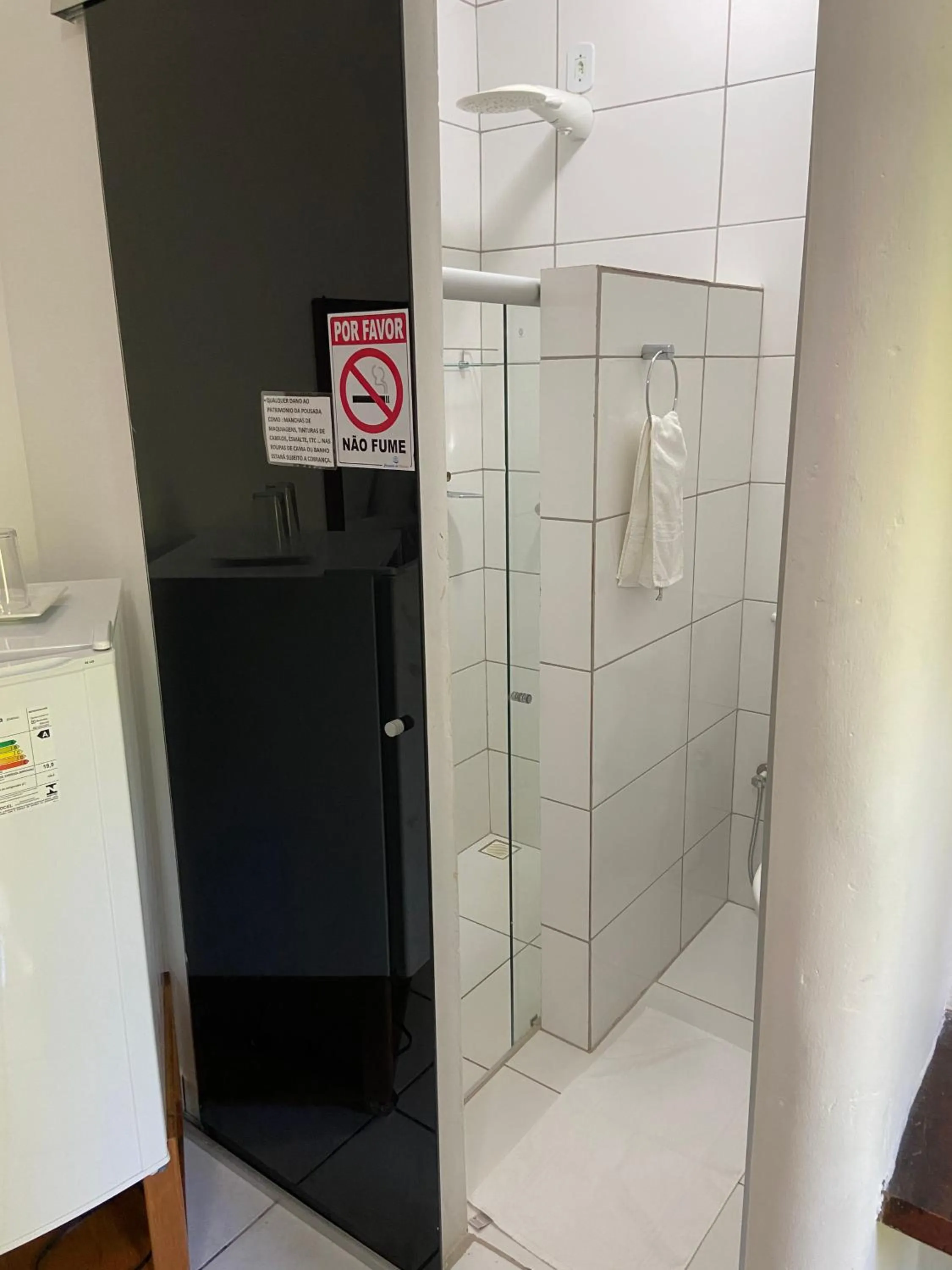 Bathroom in Pousada do Mineiro