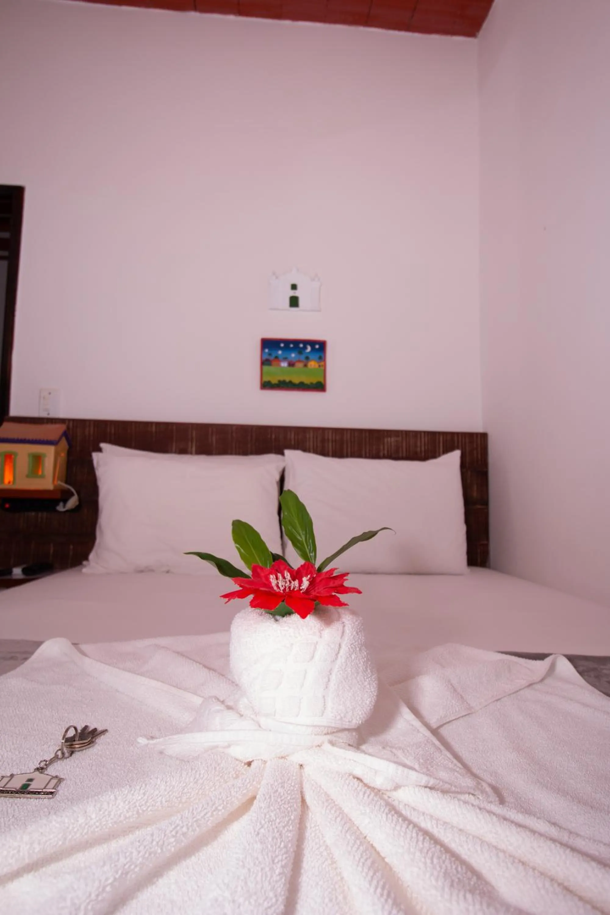 Bed in Pousada do Mineiro