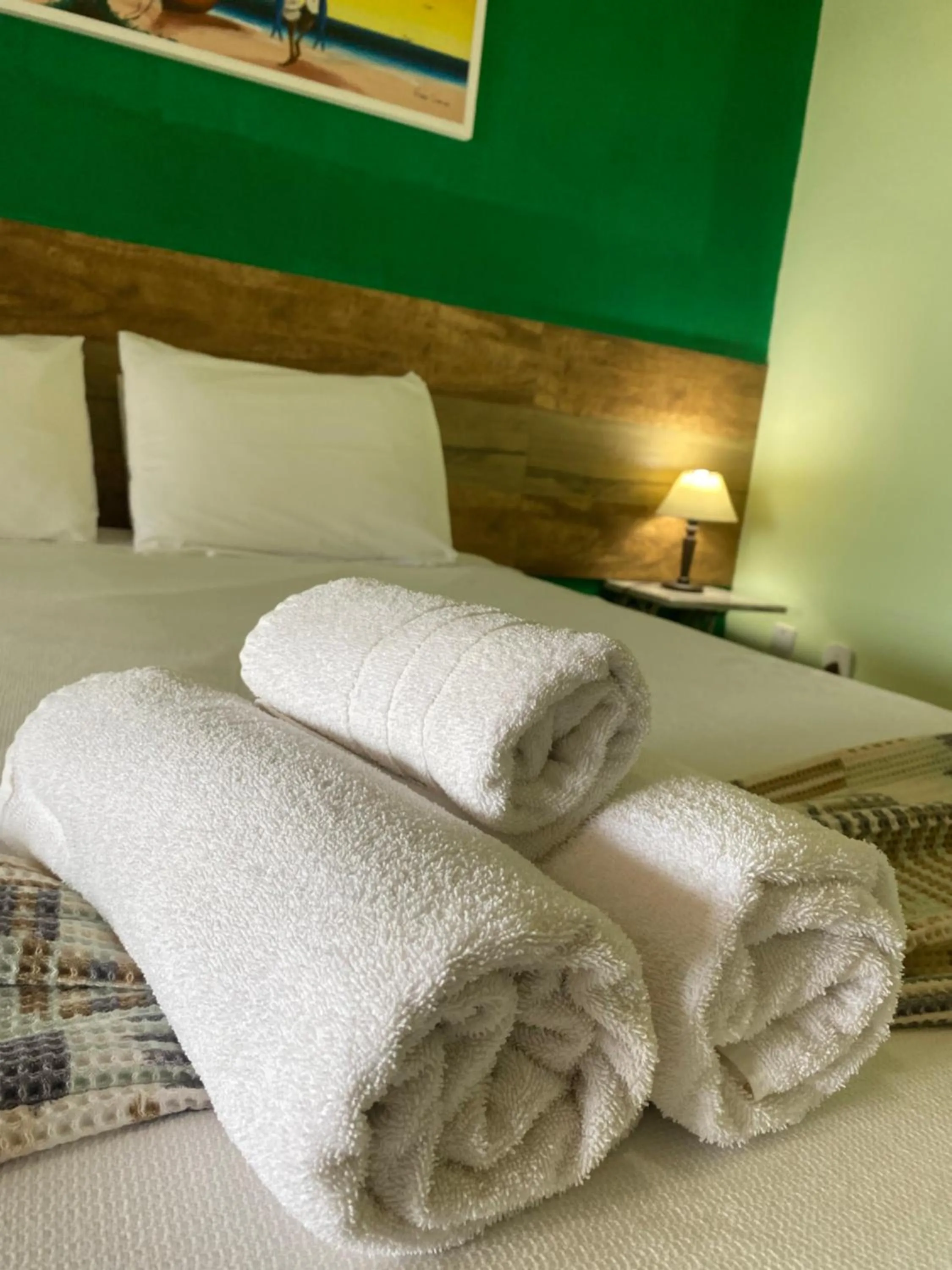 Bed in Pousada Akaroa