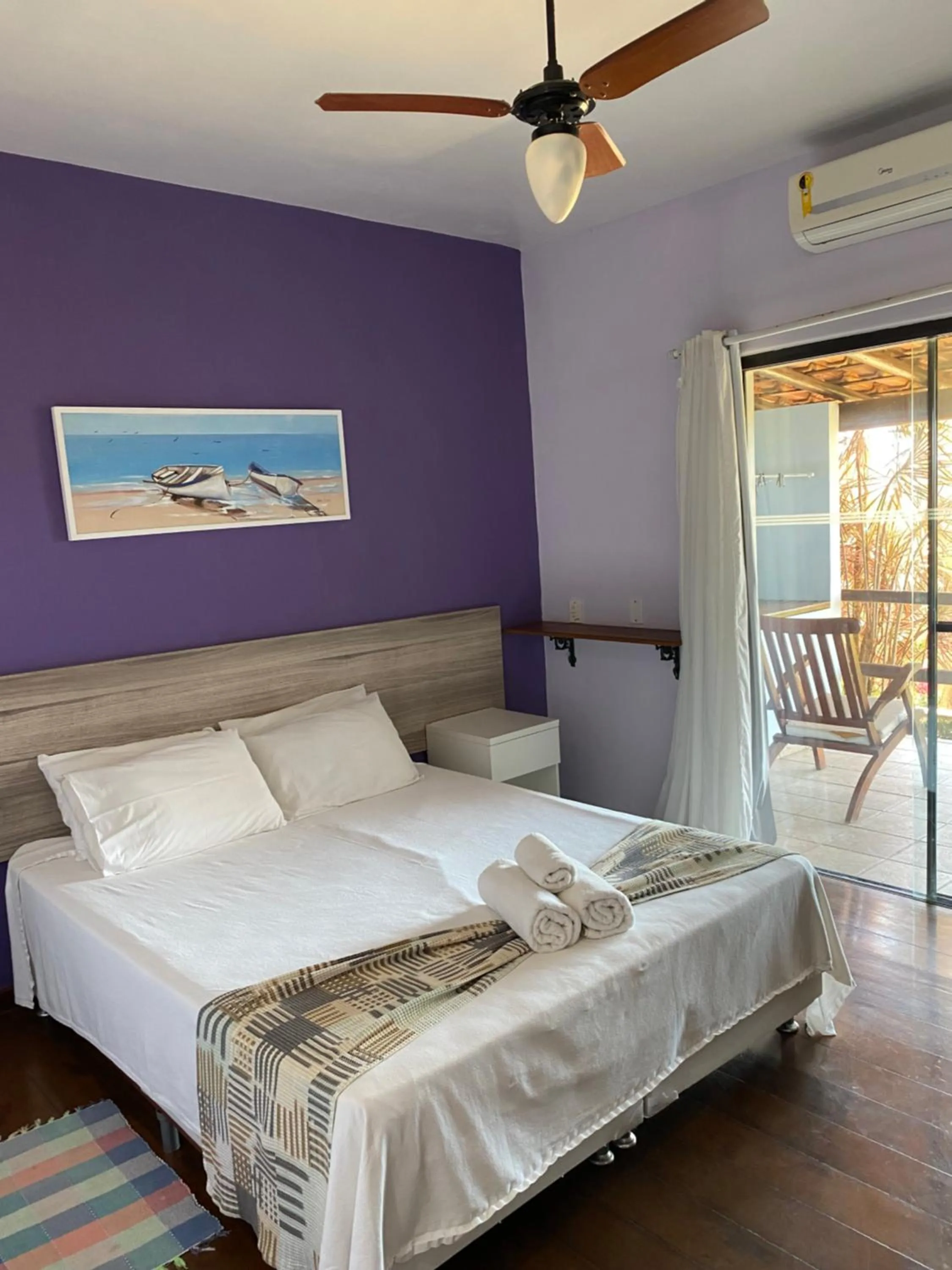 Bed in Pousada Akaroa