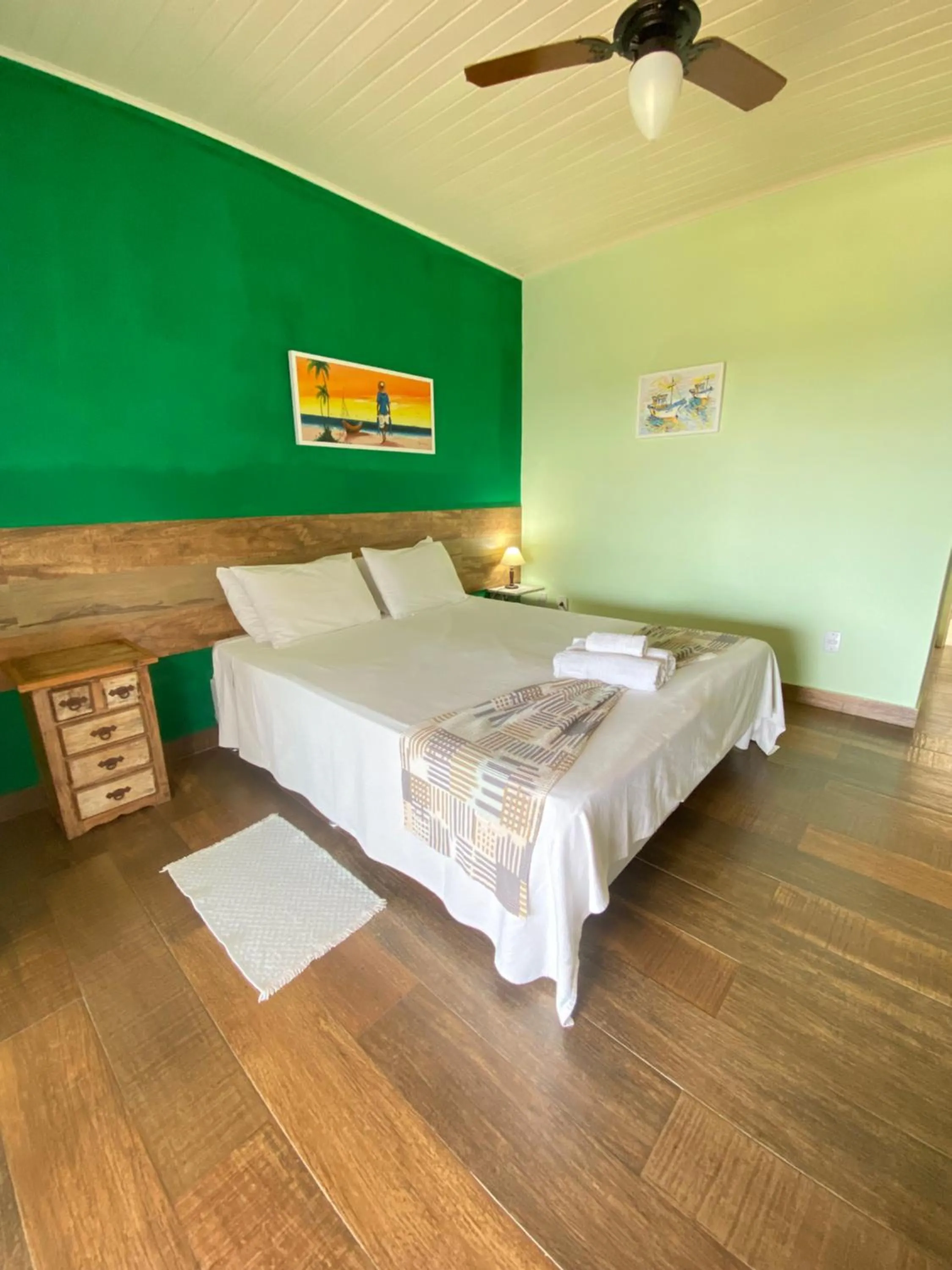 Bed in Pousada Akaroa