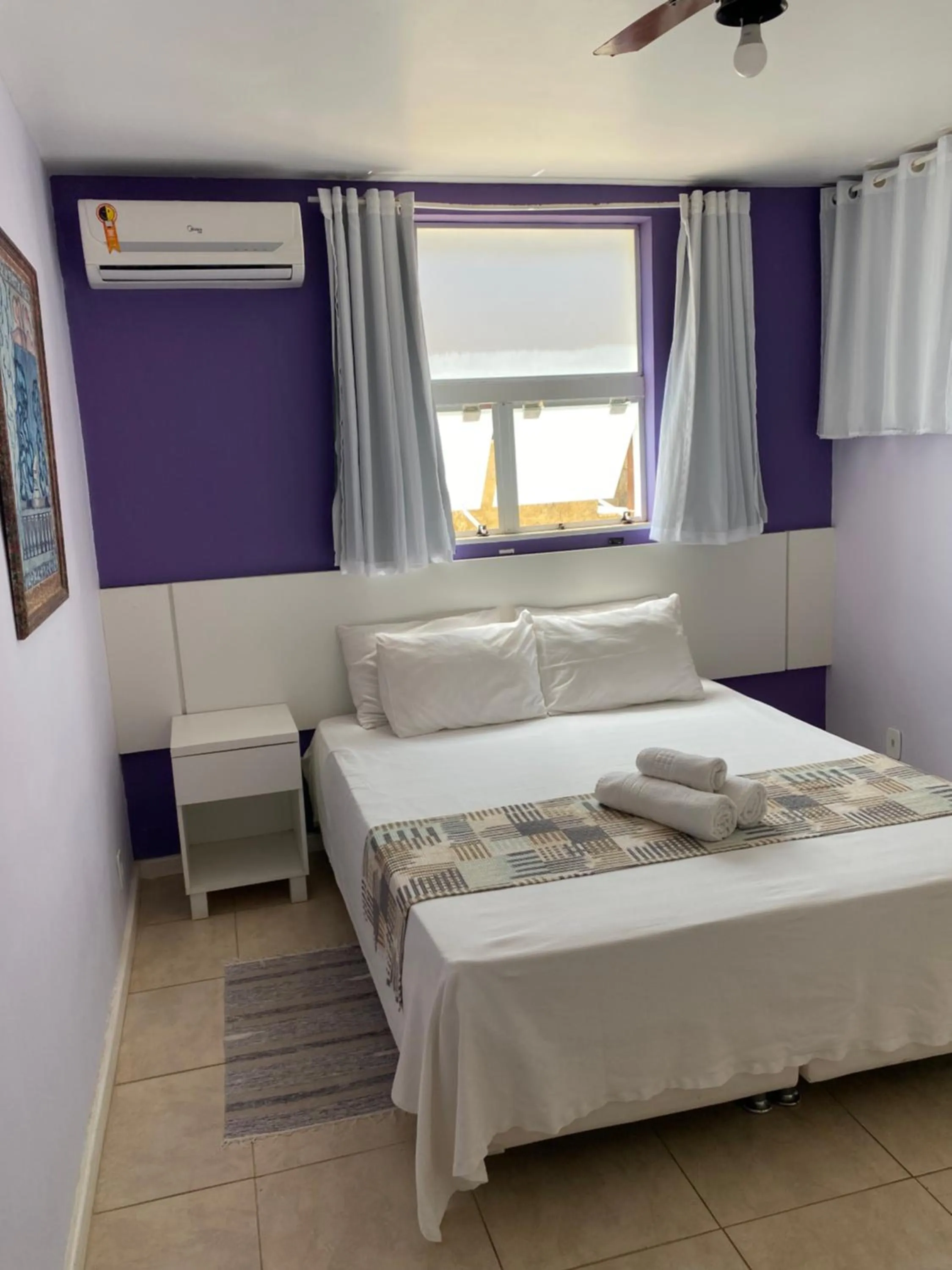 Bed in Pousada Akaroa