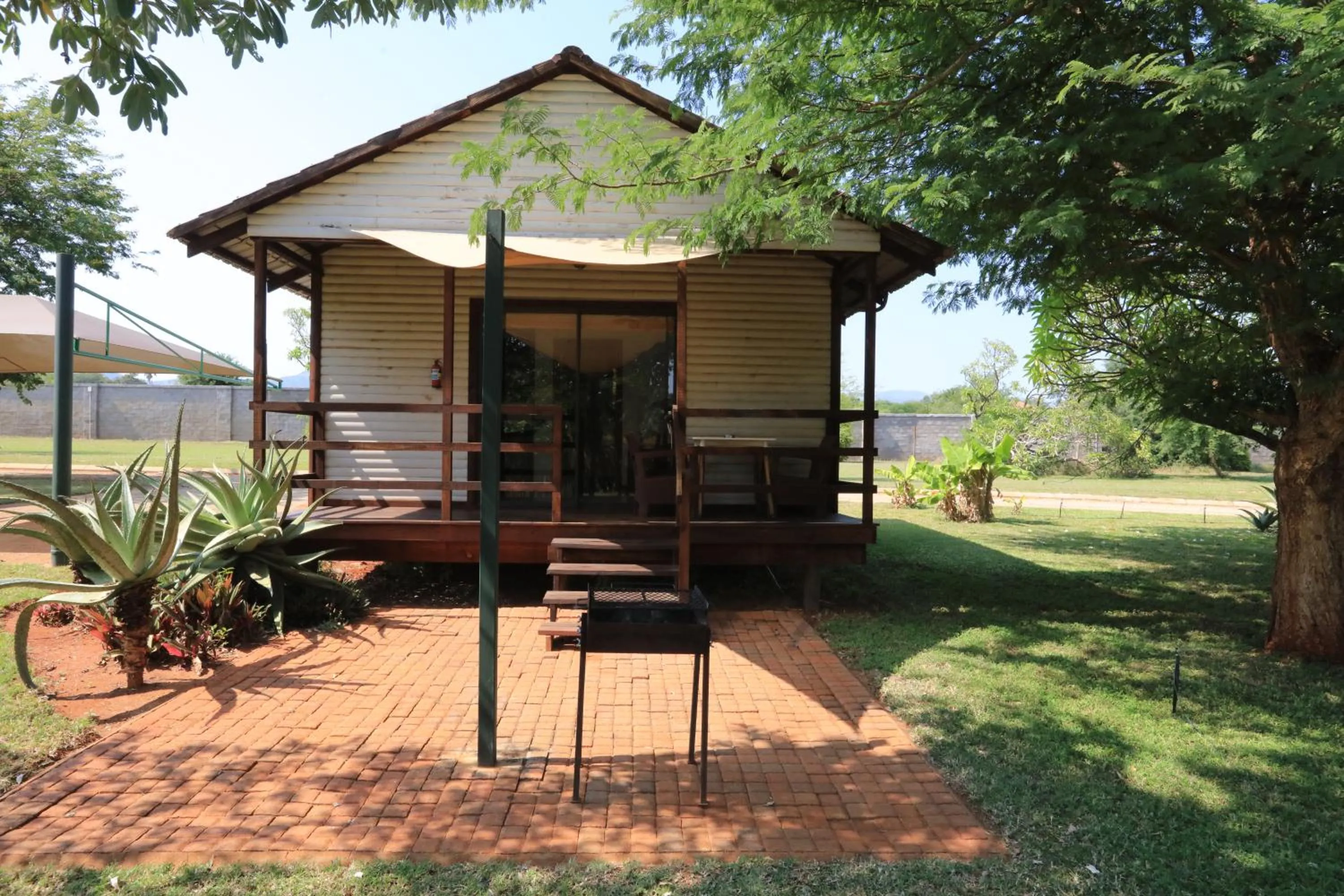 Garden view in Kruger View Chalets