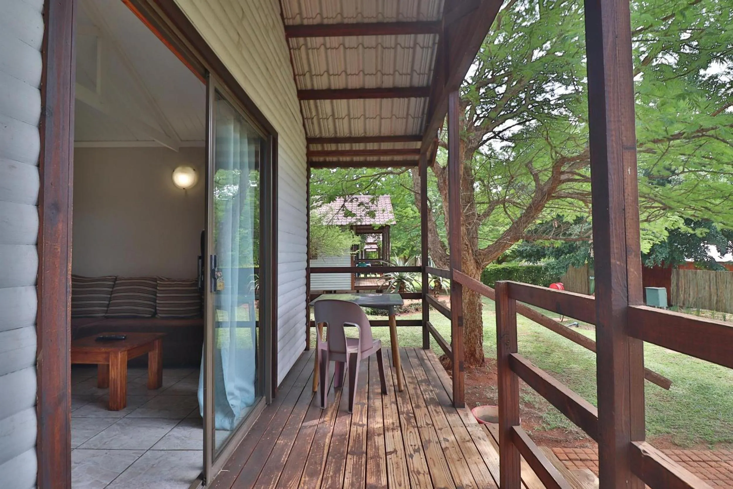 Patio in Kruger View Chalets