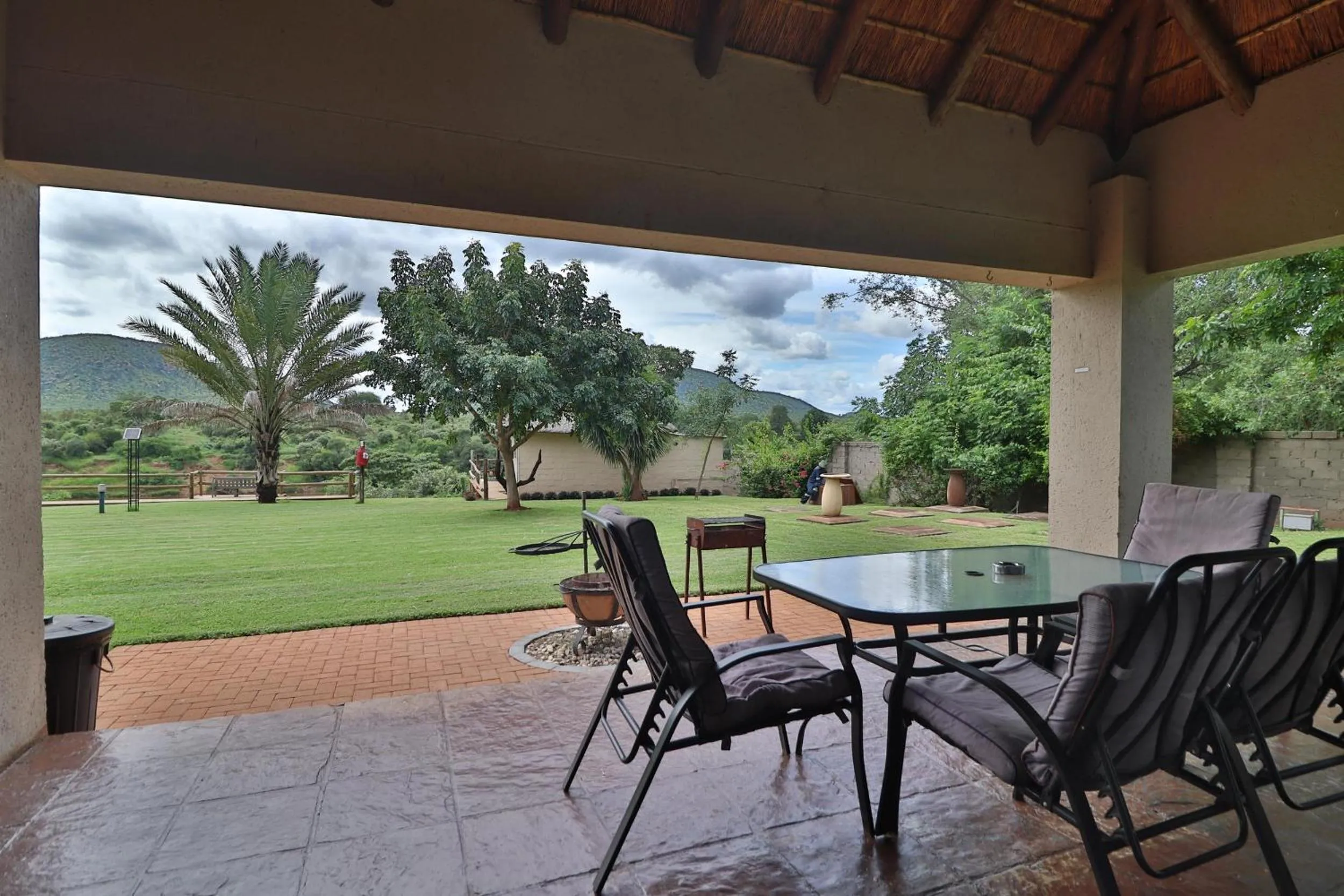 Patio in Kruger View Chalets