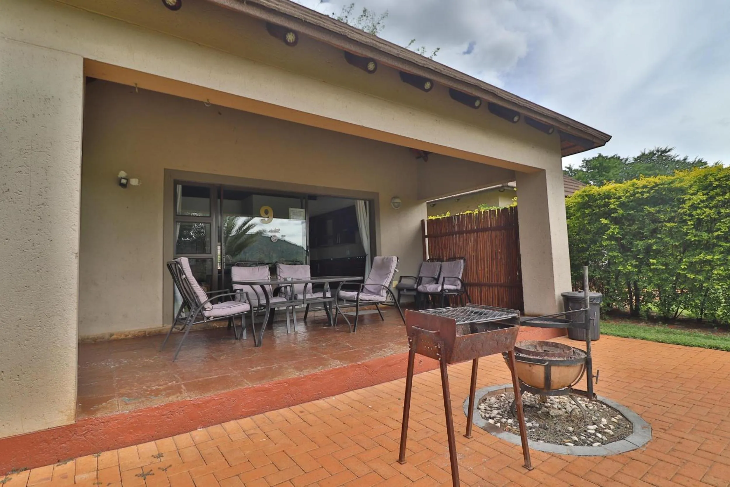 BBQ facilities in Kruger View Chalets