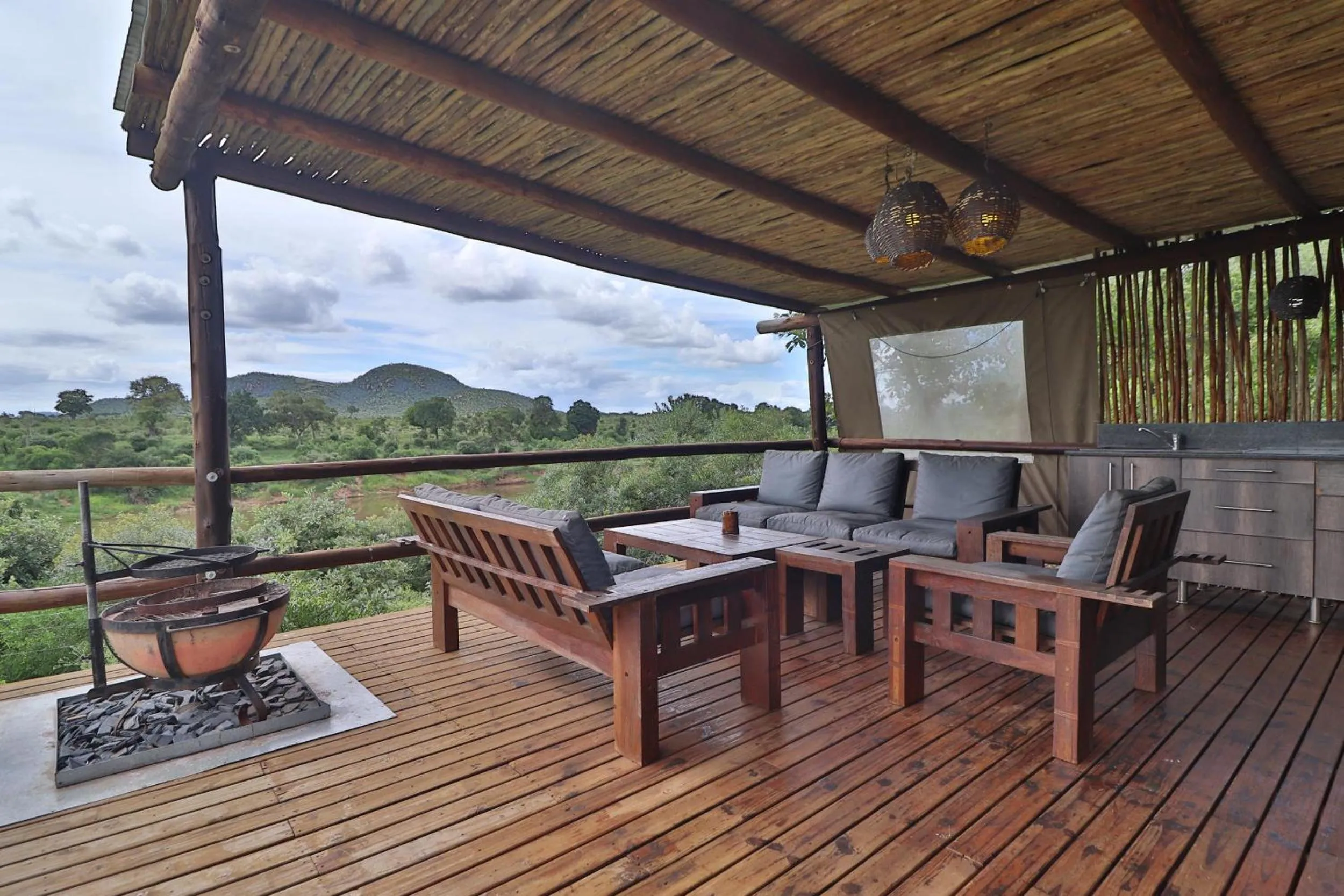 River view in Kruger View Chalets